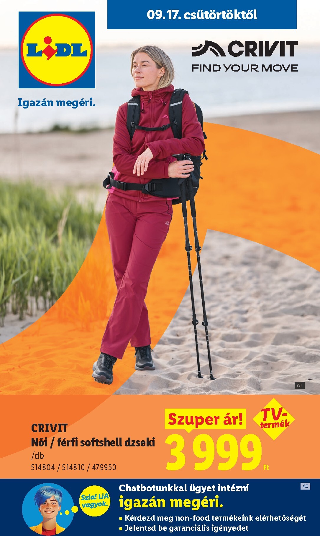 lidl - Lidl - Nonfood hirdetmény a következő hétre csütörtöktől 2026.09.17.-tól szerdától 2026.09.23.-ig