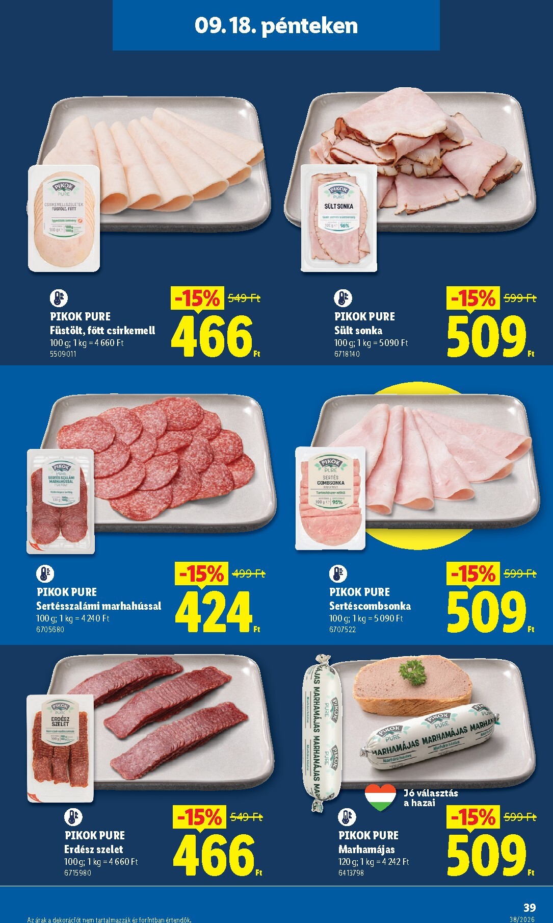 lidl - A jövőbeli Lidl akciós újság csütörtöktől 2026.09.17.-tól szerdától 2026.09.23.-ig érvényes. - page: 39