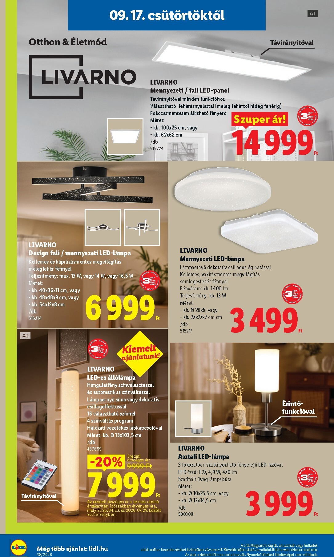 lidl - A jövőbeli Lidl akciós újság csütörtöktől 2026.09.17.-tól szerdától 2026.09.23.-ig érvényes. - page: 36