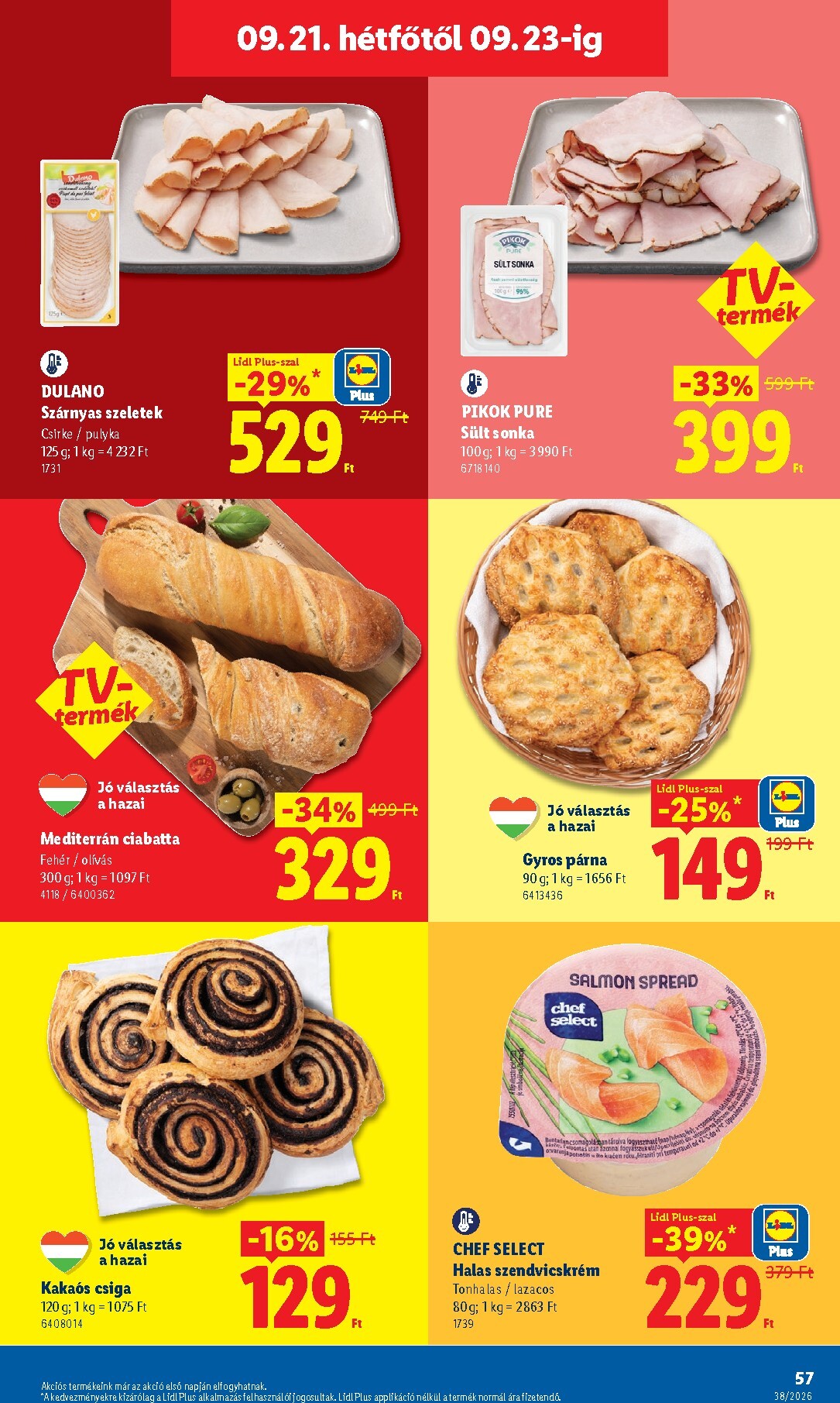 lidl - A jövőbeli Lidl akciós újság csütörtöktől 2026.09.17.-tól szerdától 2026.09.23.-ig érvényes. - page: 57