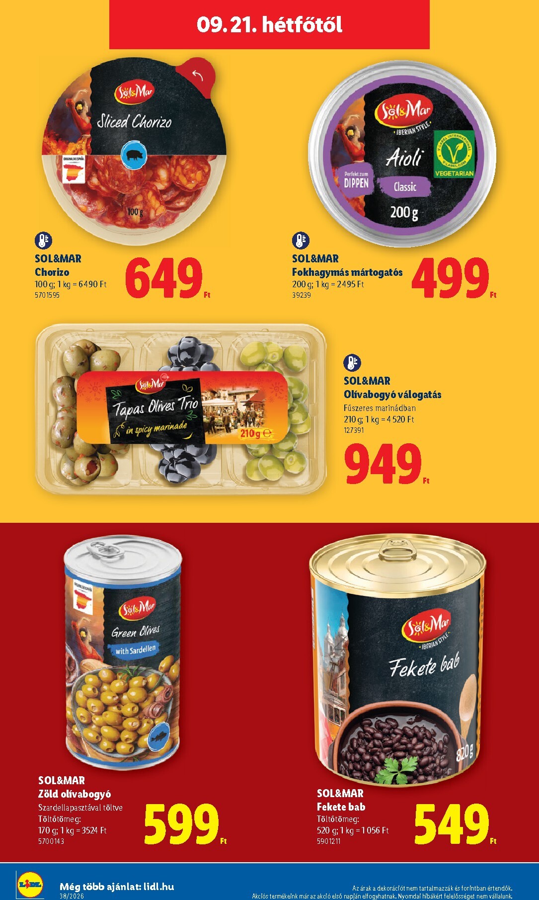 lidl - A jövőbeli Lidl akciós újság csütörtöktől 2026.09.17.-tól szerdától 2026.09.23.-ig érvényes. - page: 66