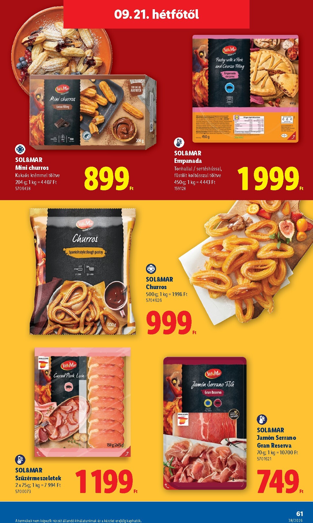 lidl - Aktuális Lidl szórólap érvényes csütörtöktől 2026.09.17.-től szerdától 2026.09.23.-ig - page: 61