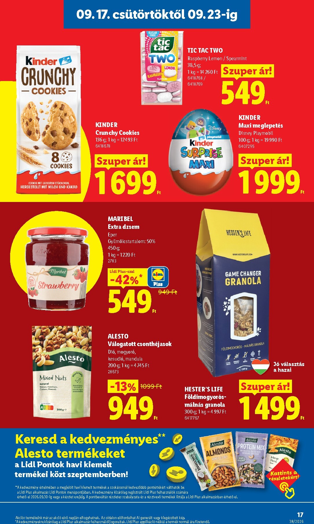 lidl - Aktuális Lidl szórólap érvényes csütörtöktől 2026.09.17.-től szerdától 2026.09.23.-ig - page: 17