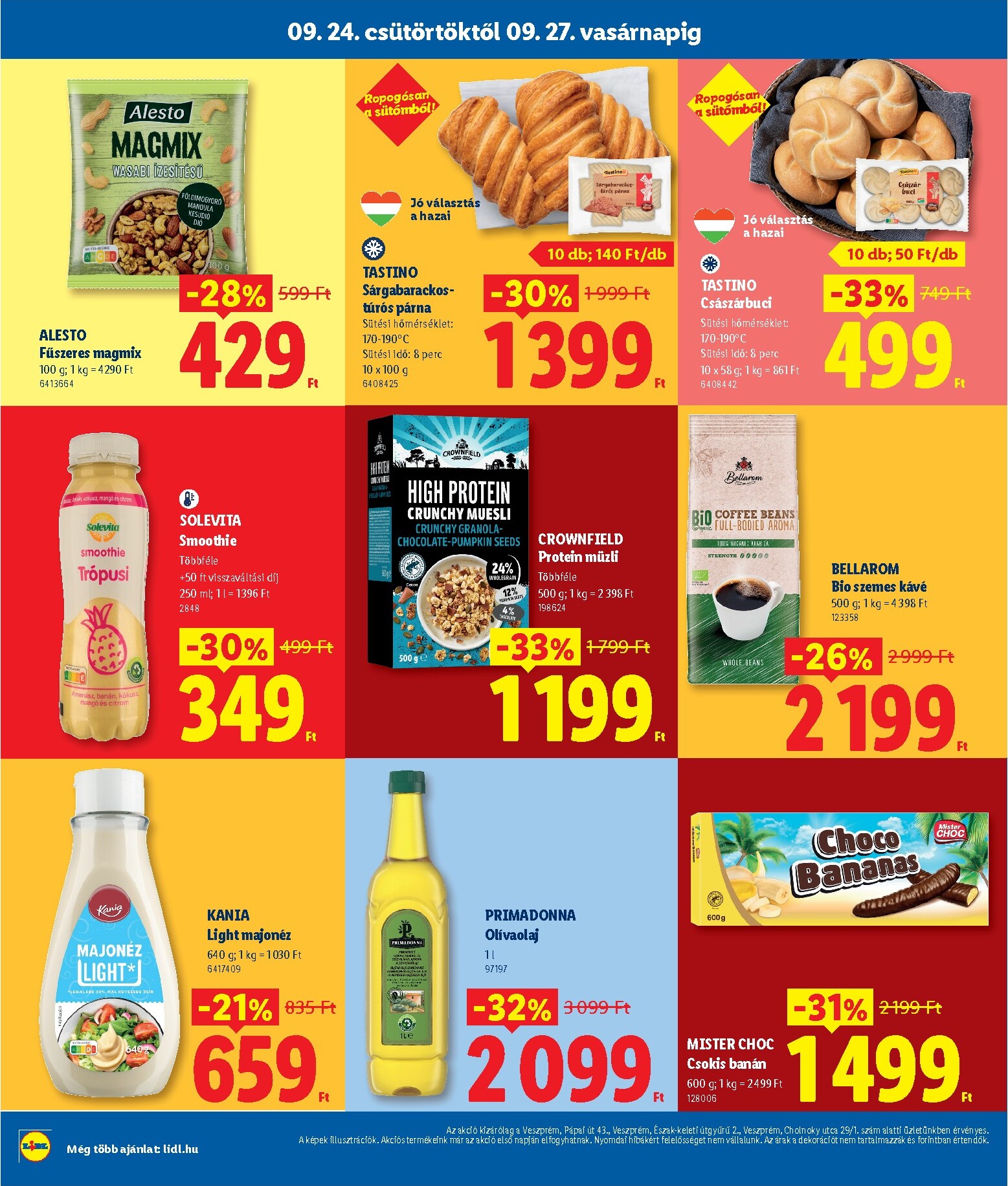 lidl - Lidl - Veszprém hirdetmény a következő hétre csütörtöktől 2026.09.24.-tól vasárnaptól 2026.09.27.-ig - page: 6