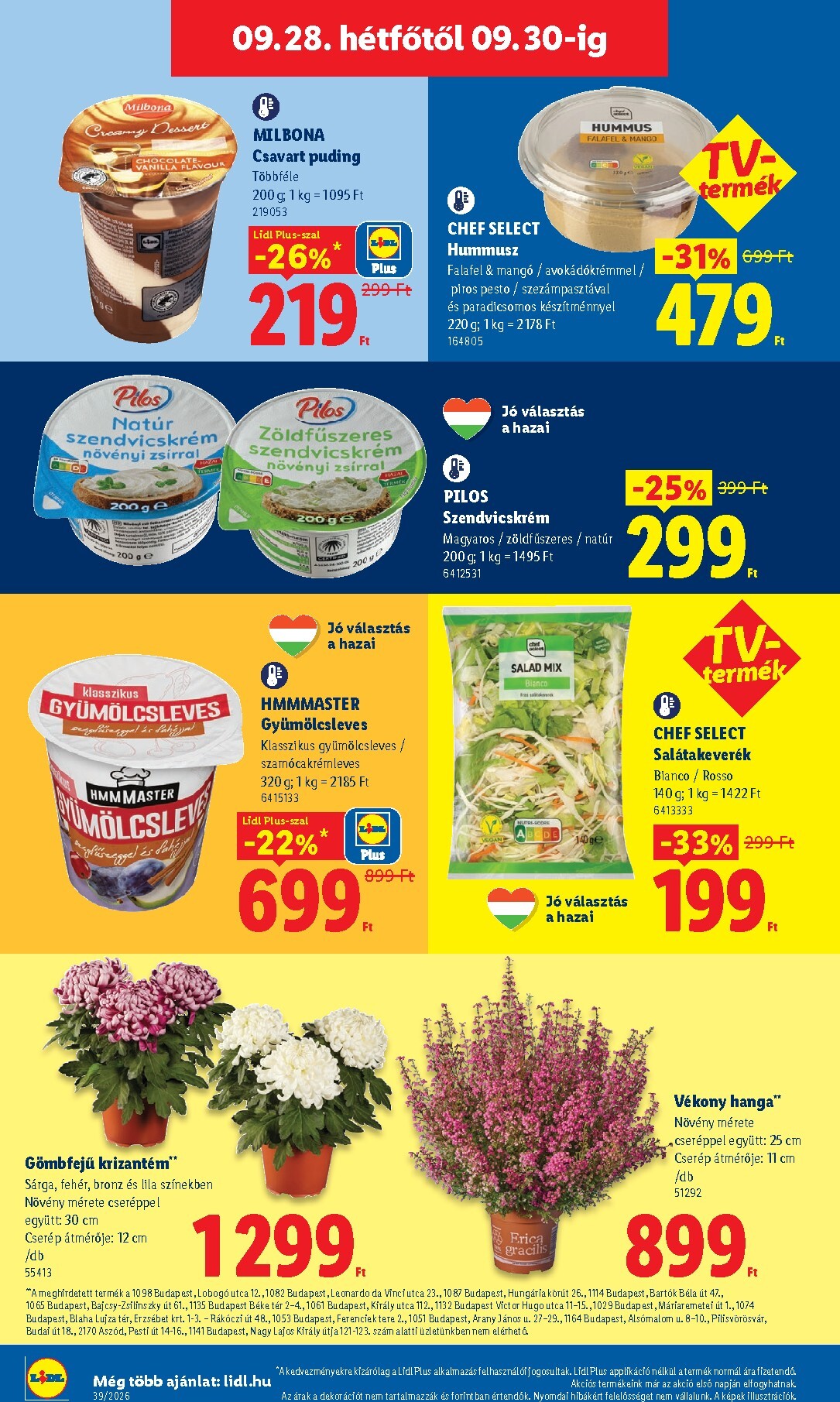 lidl - Lidl hirdetmény a következő hétre csütörtöktől 2026.09.24.-tól szerdától 2026.09.30.-ig - page: 52