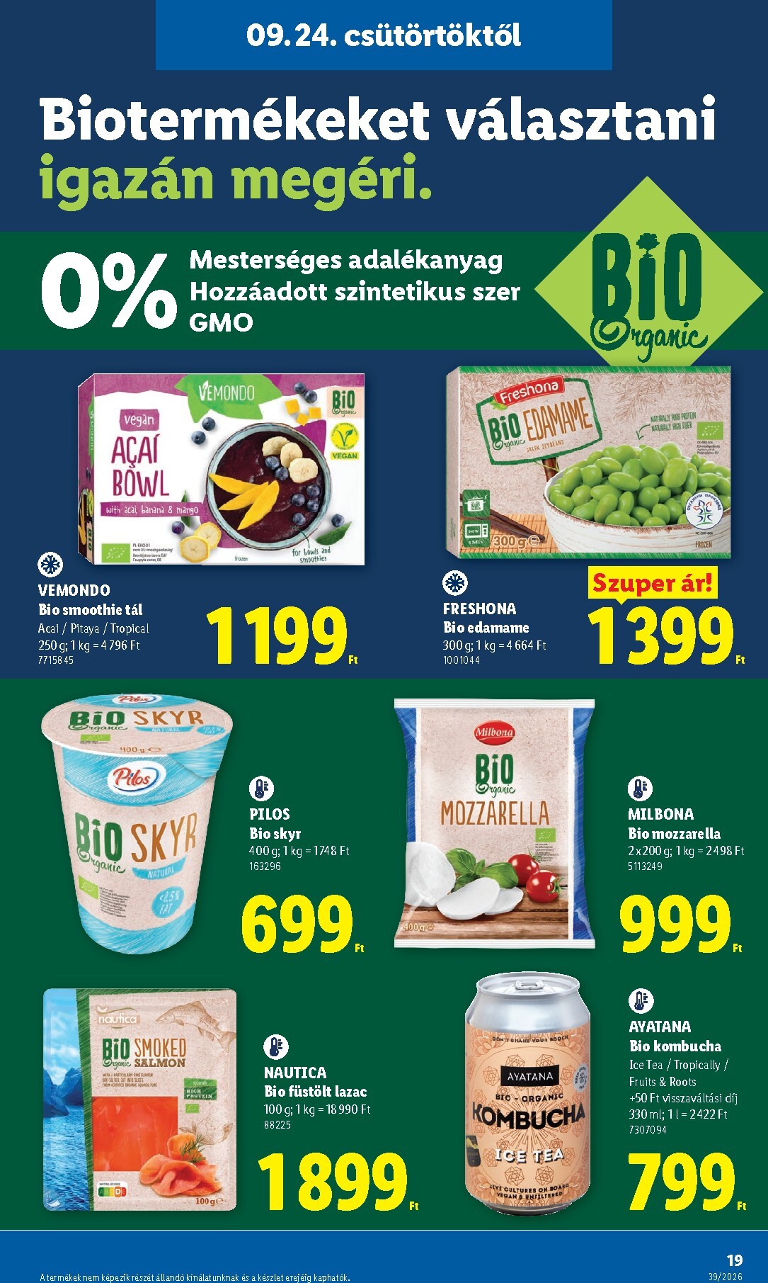 lidl - Lidl hirdetmény a következő hétre csütörtöktől 2026.09.24.-tól szerdától 2026.09.30.-ig - page: 19