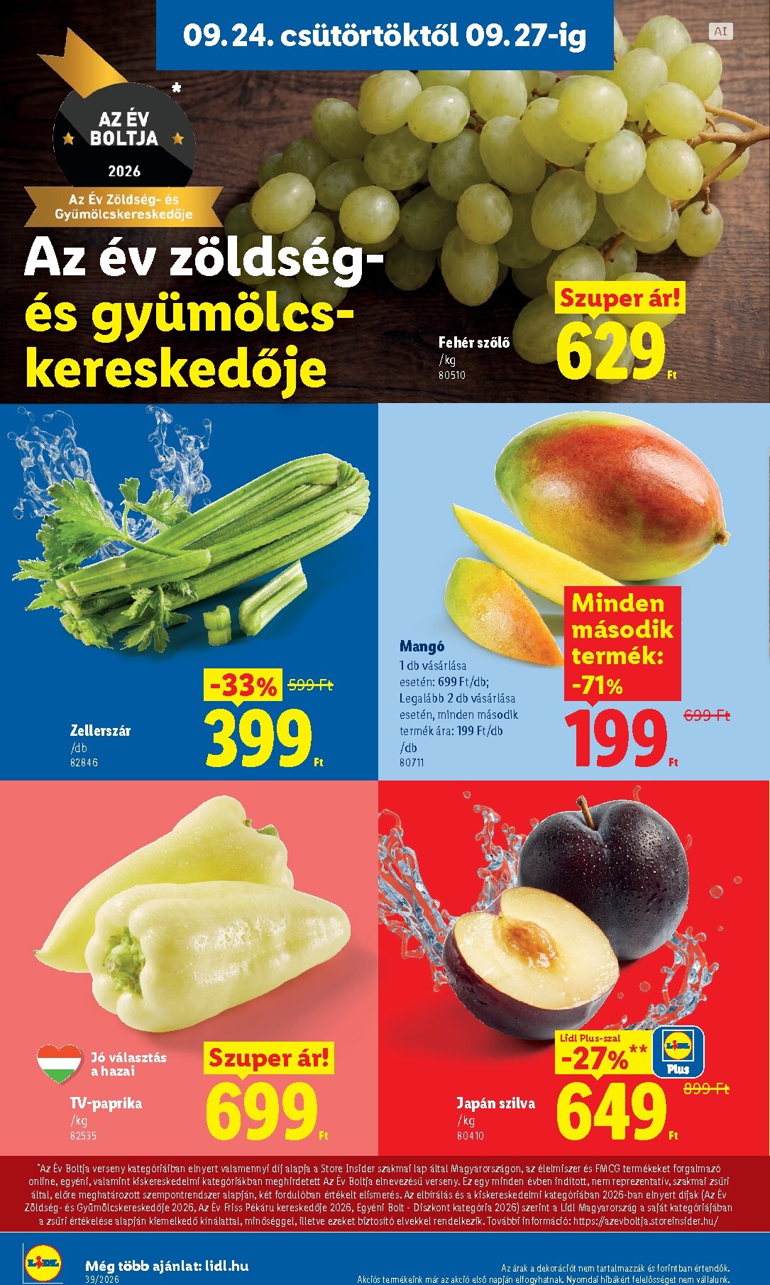 lidl - Lidl hirdetmény a következő hétre csütörtöktől 2026.09.24.-tól szerdától 2026.09.30.-ig - page: 2
