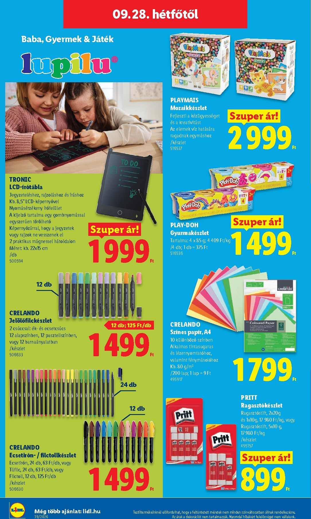 lidl - Lidl hirdetmény a következő hétre csütörtöktől 2026.09.24.-tól szerdától 2026.09.30.-ig - page: 48