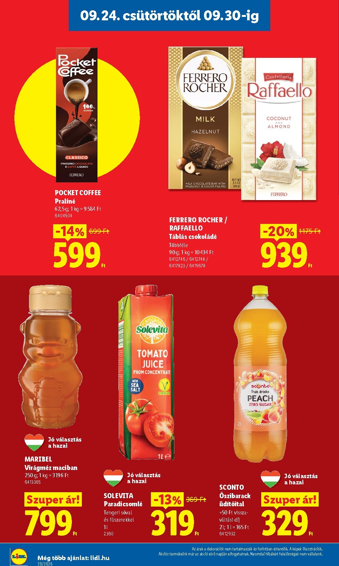 lidl - Aktuális Lidl szórólap érvényes csütörtöktől 2026.09.24.-től szerdától 2026.09.30.-ig - page: 16