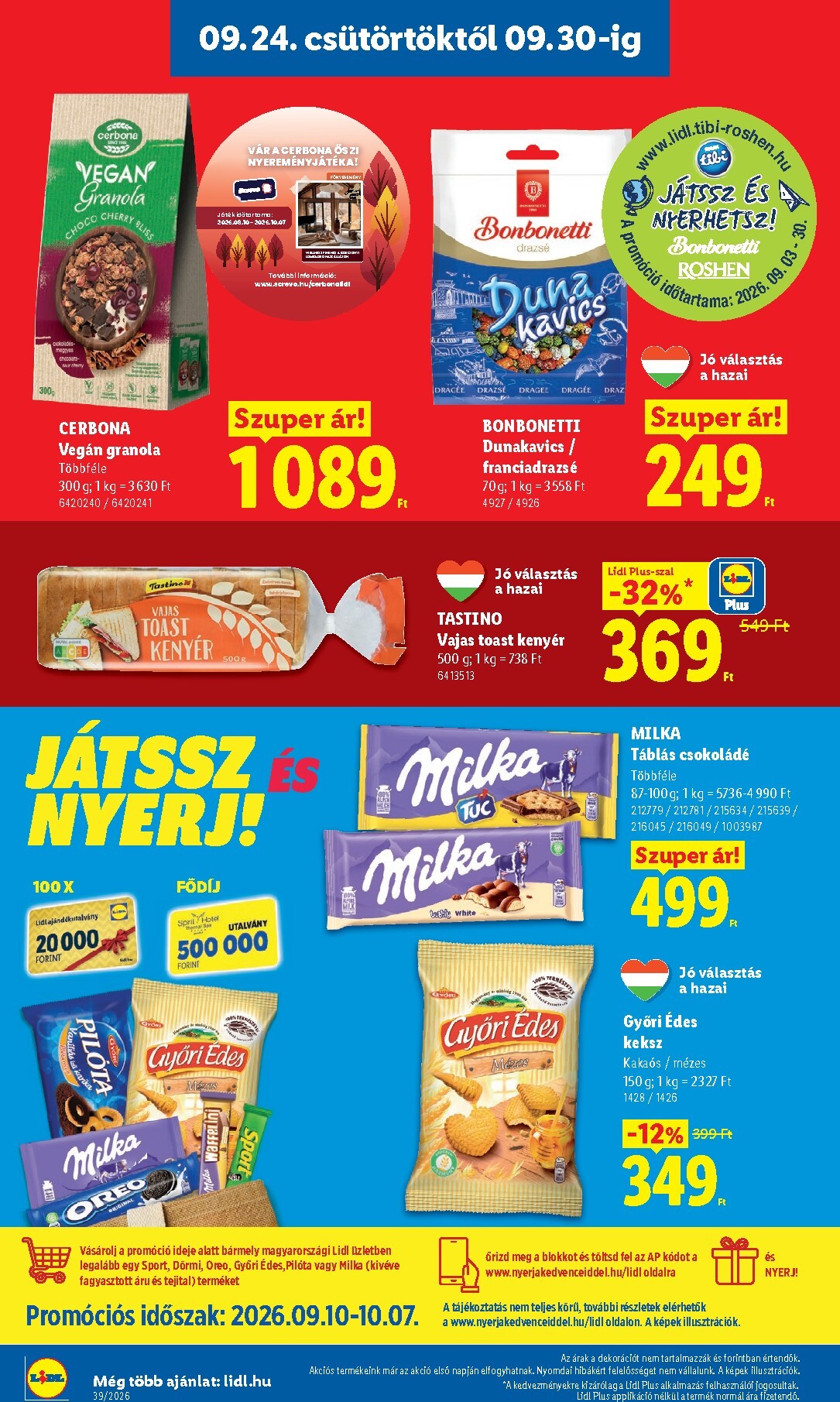 lidl - Aktuális Lidl szórólap érvényes csütörtöktől 2026.09.24.-től szerdától 2026.09.30.-ig - page: 10