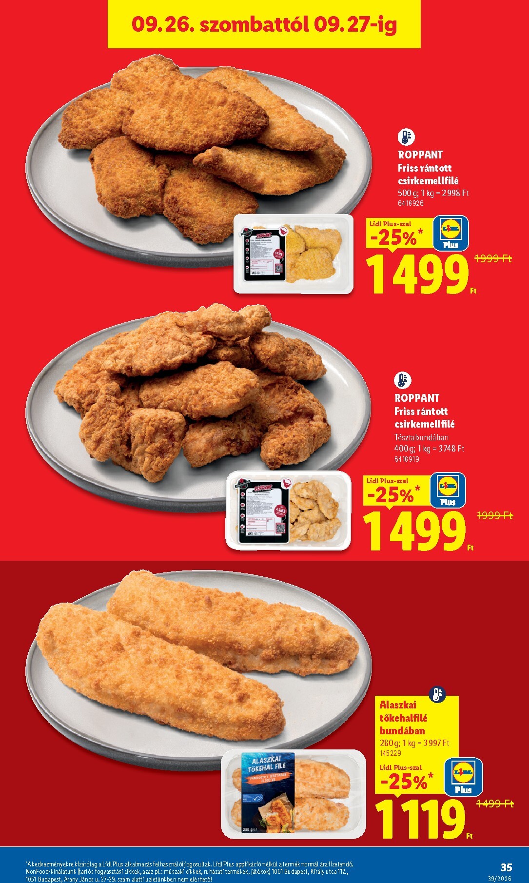 lidl - Aktuális Lidl szórólap érvényes csütörtöktől 2026.09.24.-től szerdától 2026.09.30.-ig - page: 35