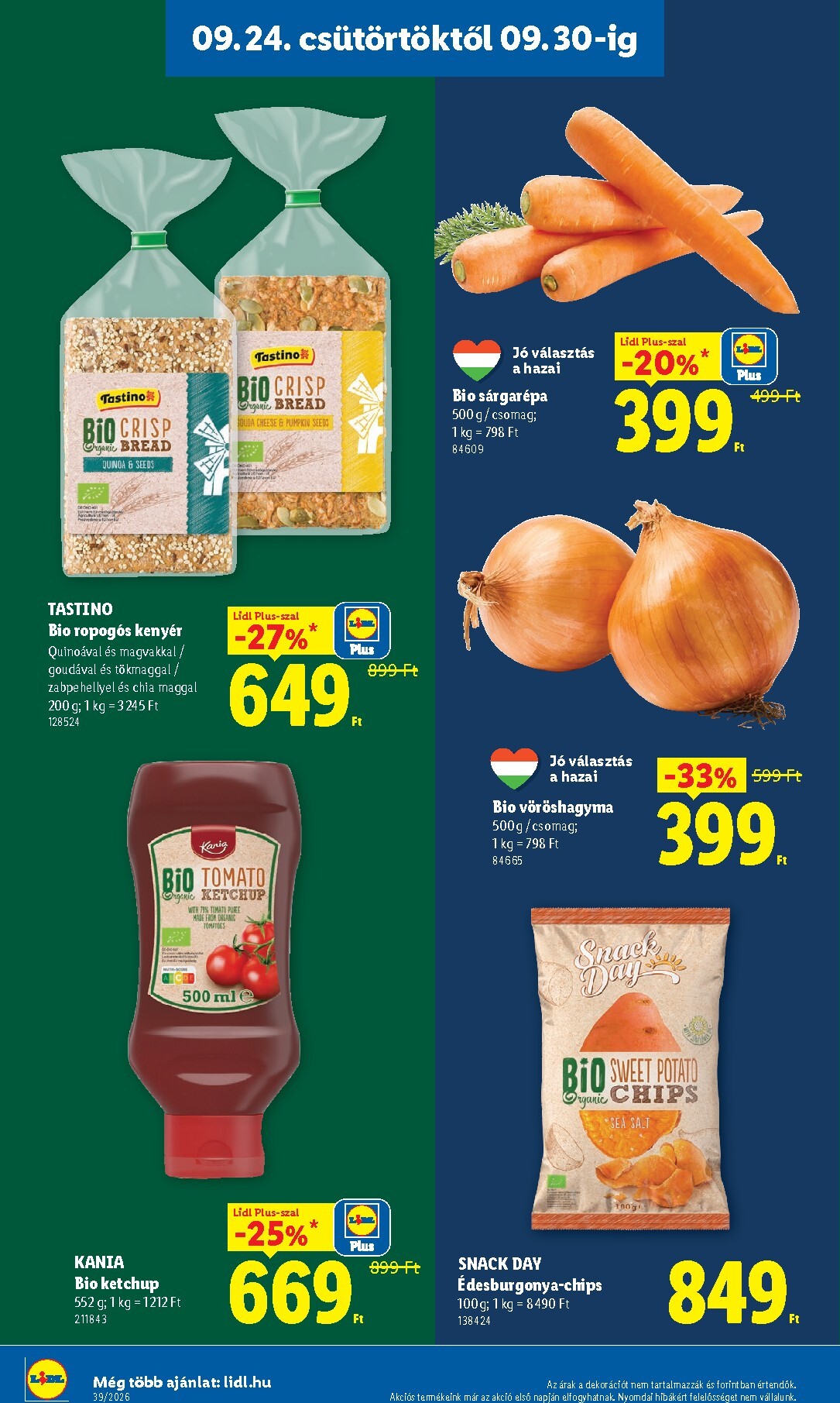 lidl - Aktuális Lidl szórólap érvényes csütörtöktől 2026.09.24.-től szerdától 2026.09.30.-ig - page: 20