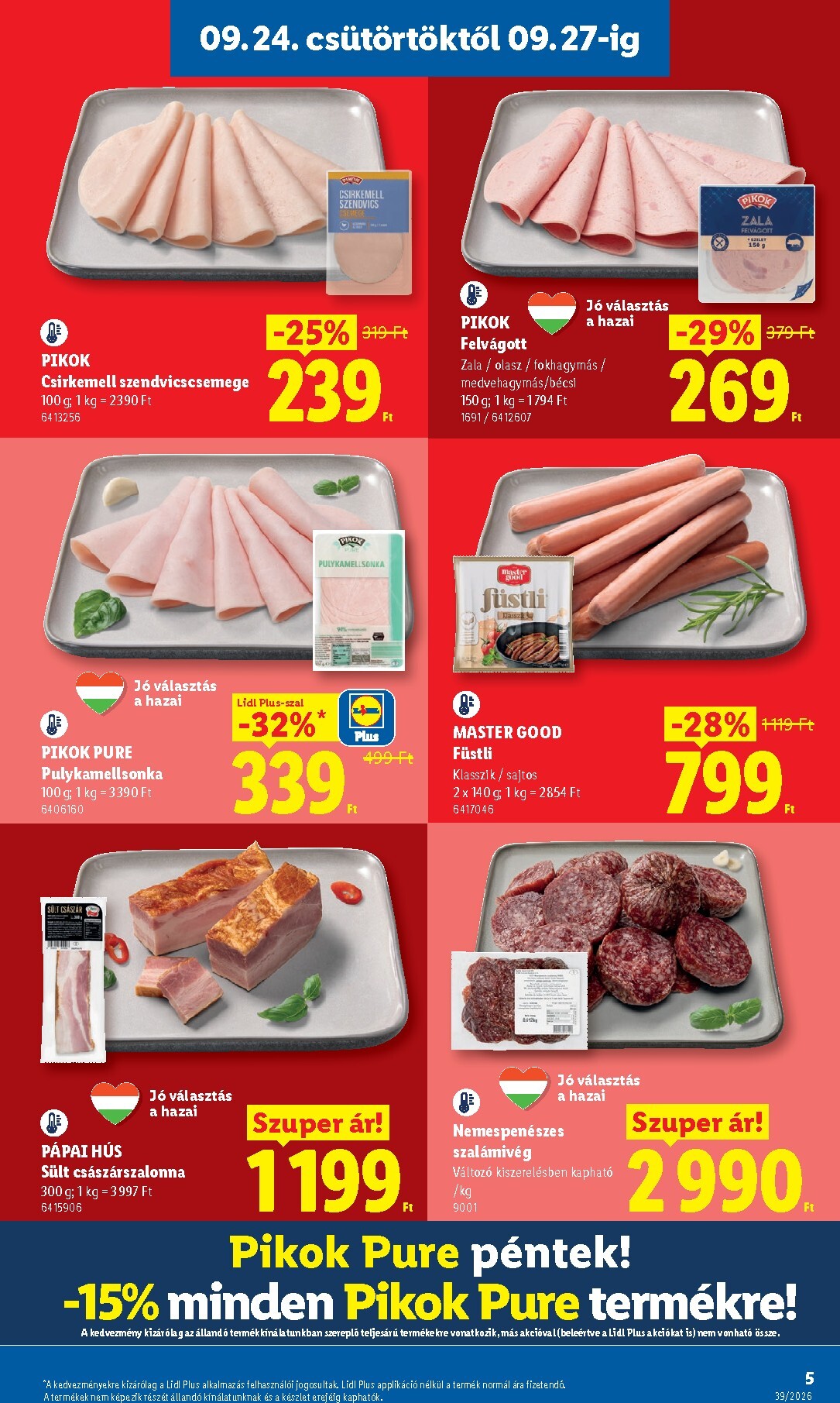 lidl - Aktuális Lidl szórólap érvényes csütörtöktől 2026.09.24.-től szerdától 2026.09.30.-ig - page: 5
