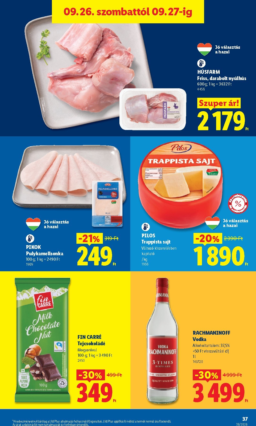 lidl - Aktuális Lidl szórólap érvényes csütörtöktől 2026.09.24.-től szerdától 2026.09.30.-ig - page: 37