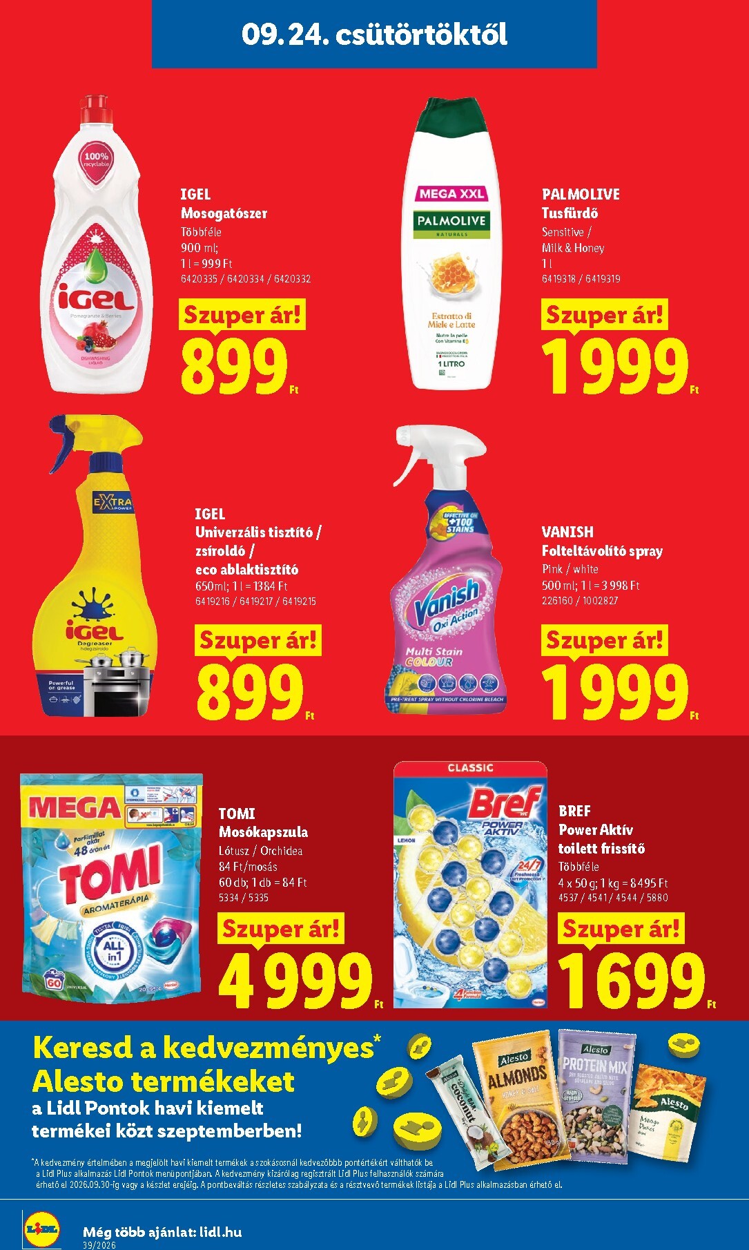 lidl - Aktuális Lidl szórólap érvényes csütörtöktől 2026.09.24.-től szerdától 2026.09.30.-ig - page: 18