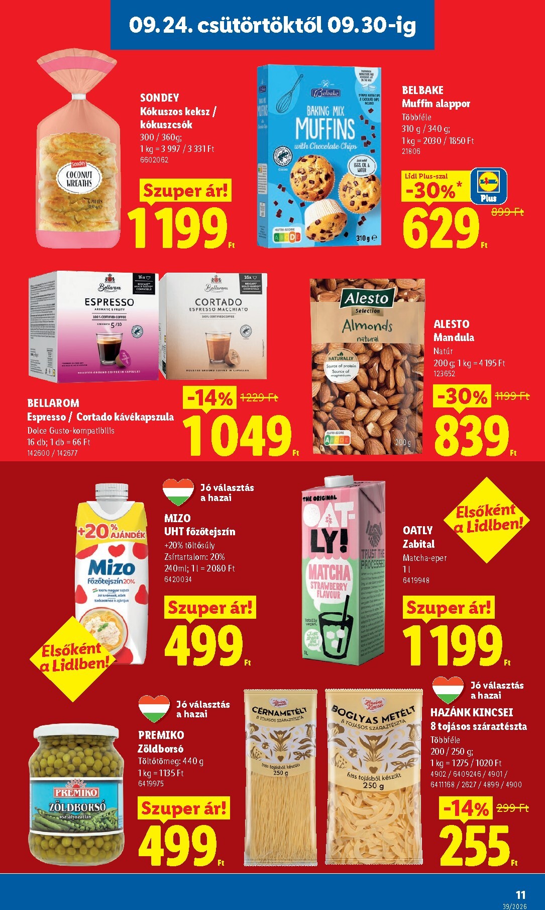 lidl - Aktuális Lidl szórólap érvényes csütörtöktől 2026.09.24.-től szerdától 2026.09.30.-ig - page: 11