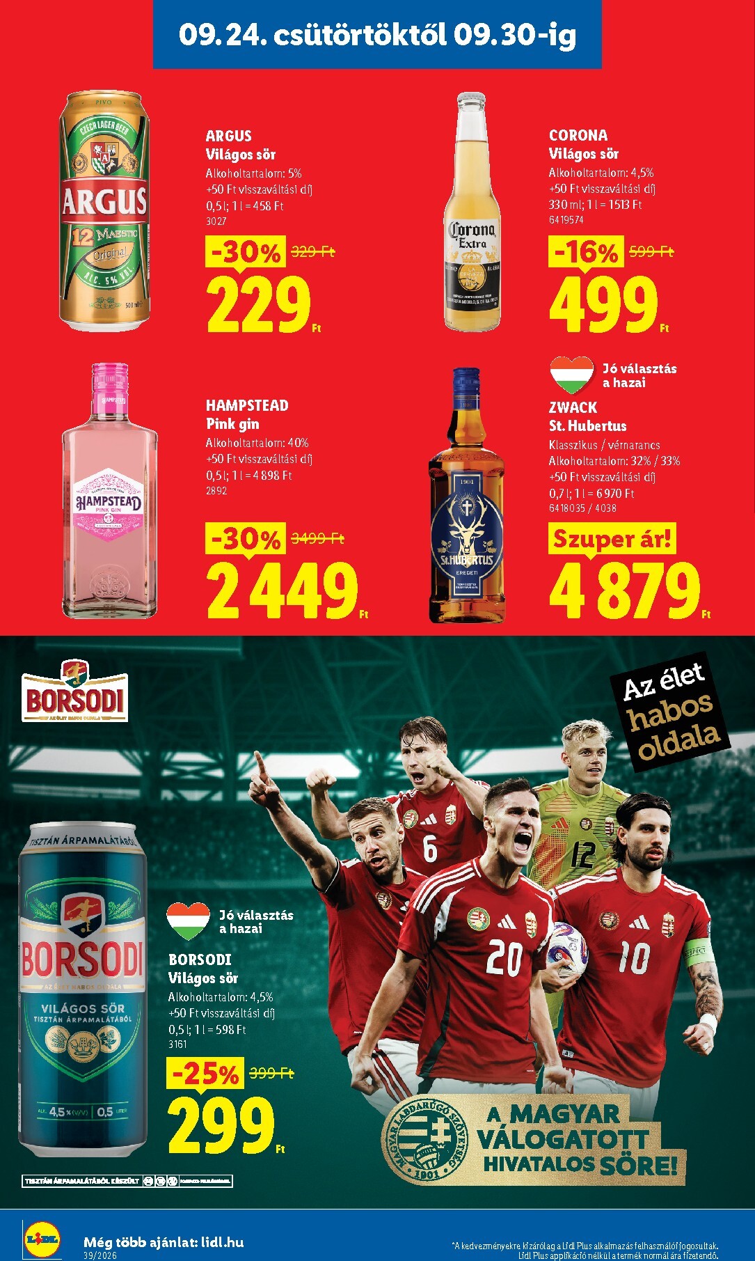 lidl - Aktuális Lidl szórólap érvényes csütörtöktől 2026.09.24.-től szerdától 2026.09.30.-ig - page: 14