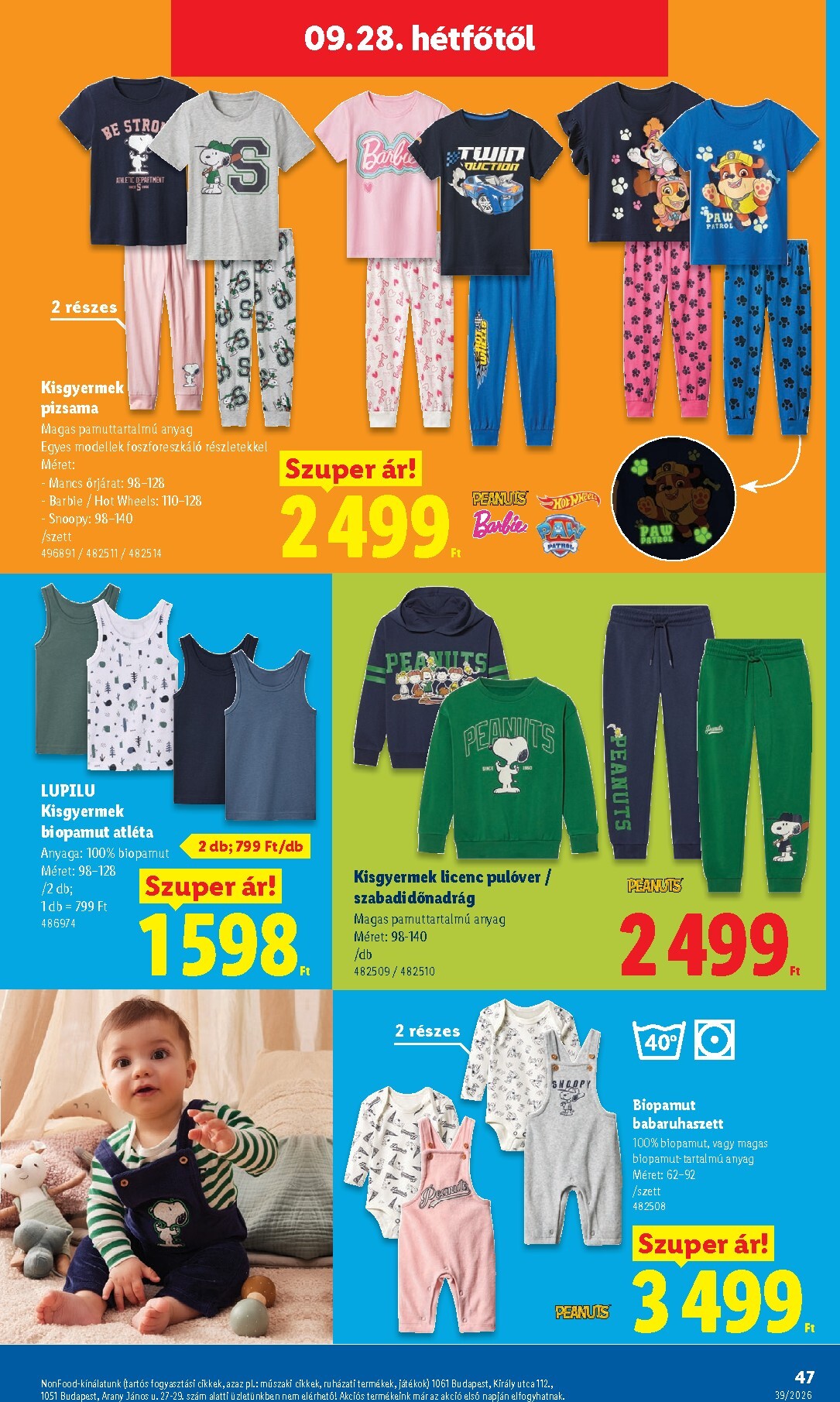lidl - Aktuális Lidl szórólap érvényes csütörtöktől 2026.09.24.-től szerdától 2026.09.30.-ig - page: 47