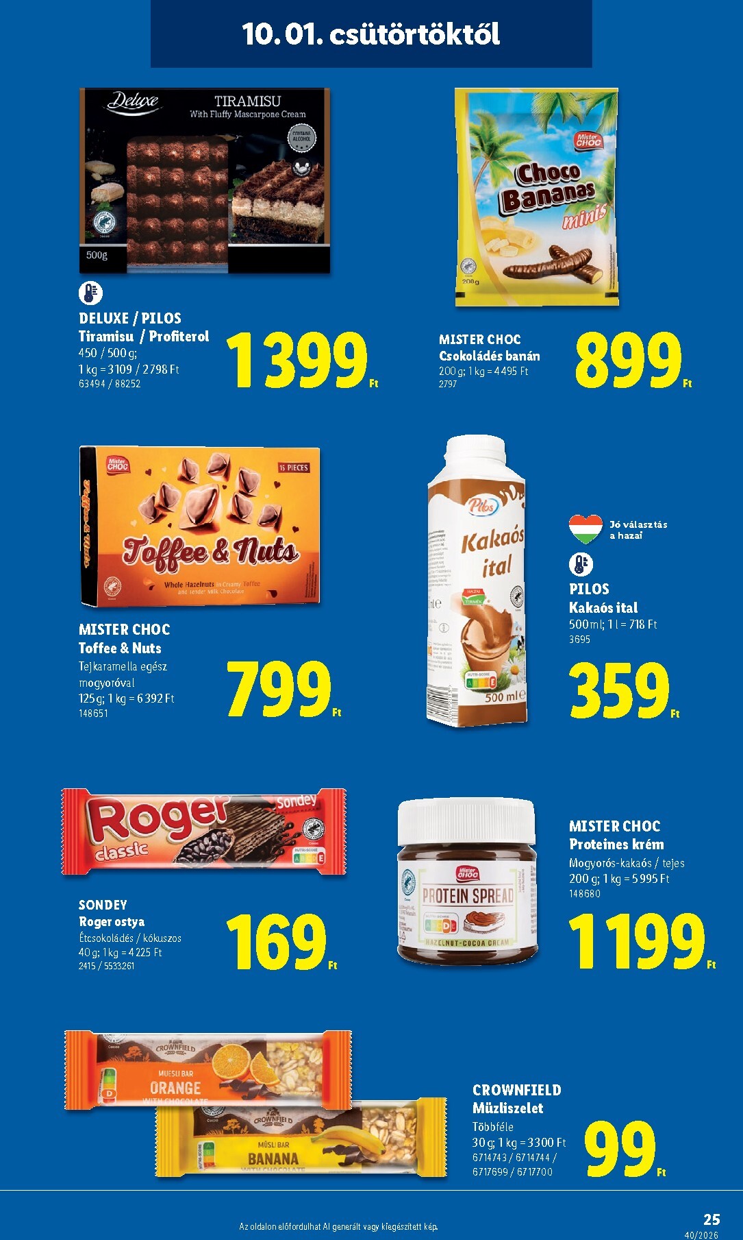 lidl - Lidl hirdetmény a következő hétre csütörtöktől 2026.10.01.-tól szerdától 2026.10.07.-ig - page: 25