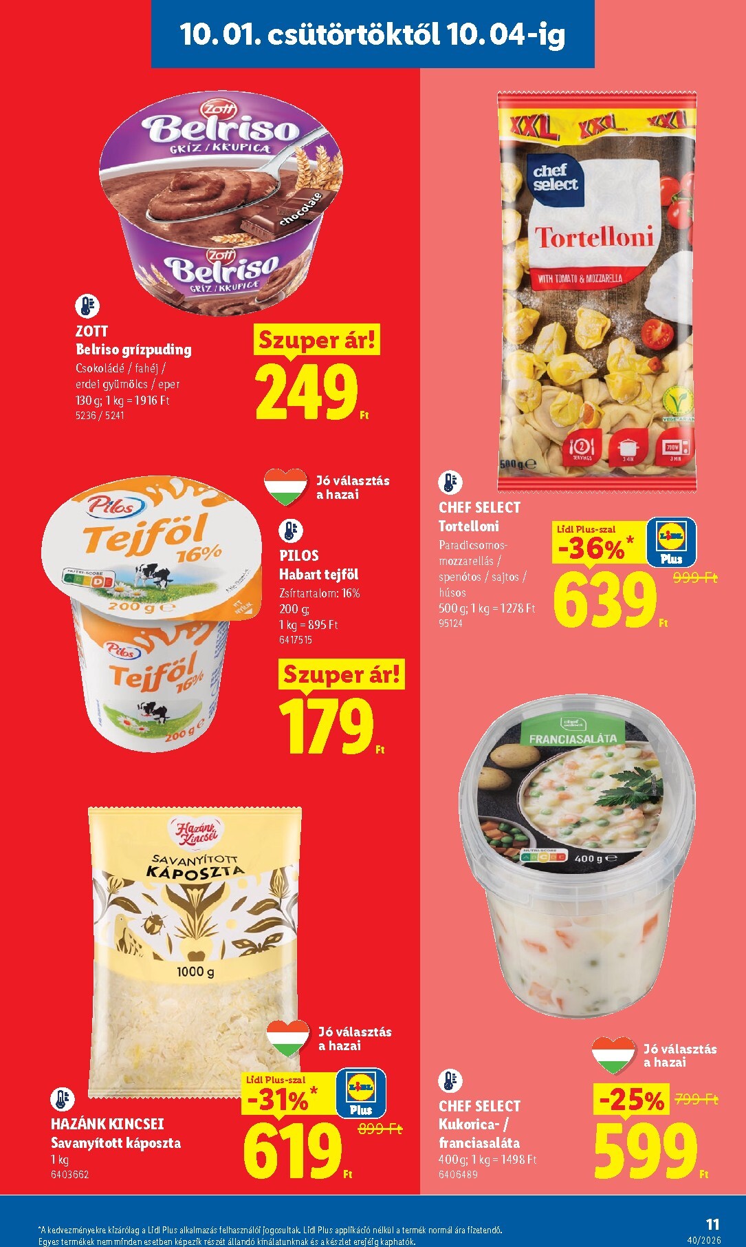 lidl - Lidl hirdetmény a következő hétre csütörtöktől 2026.10.01.-tól szerdától 2026.10.07.-ig - page: 11