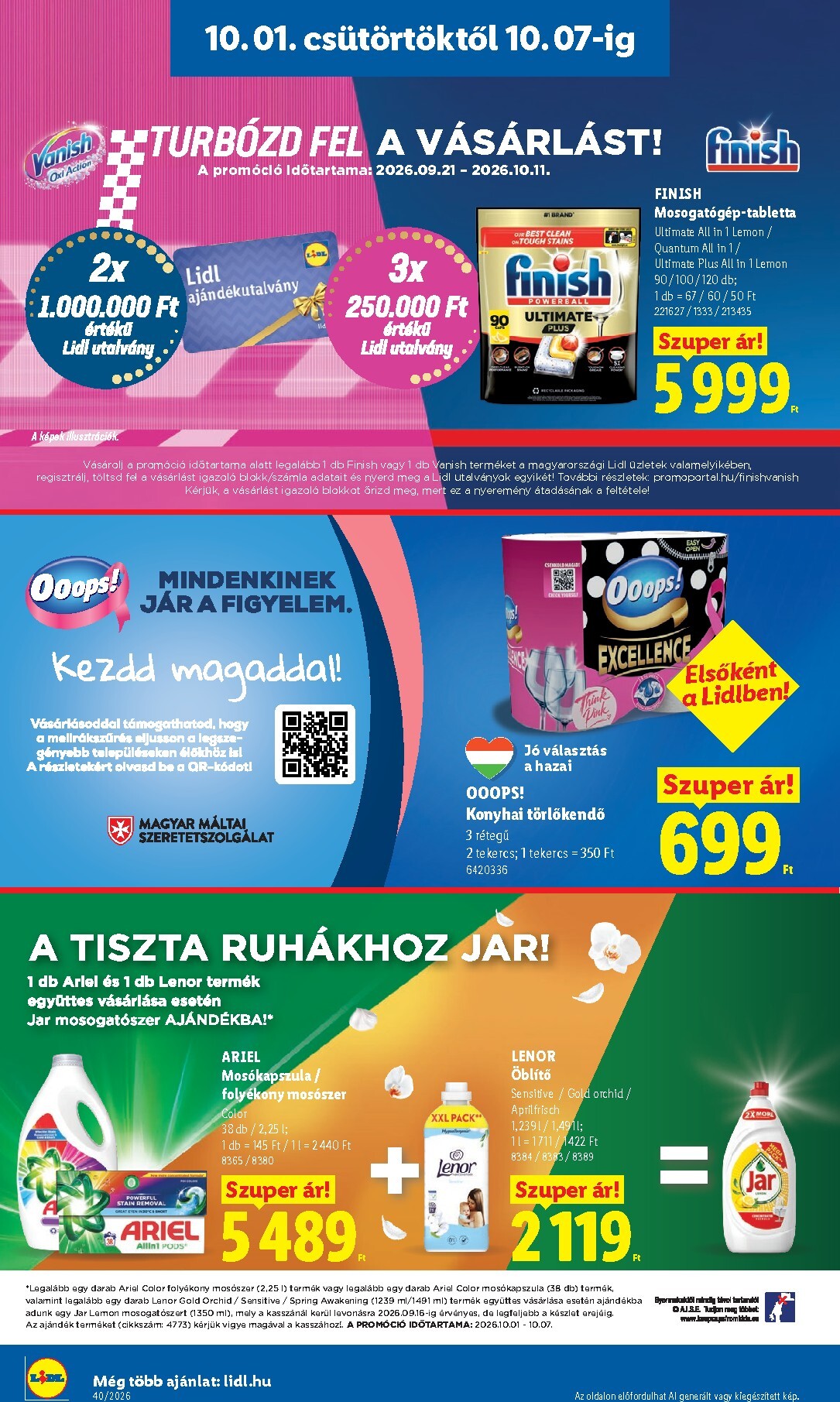 lidl - Lidl hirdetmény a következő hétre csütörtöktől 2026.10.01.-tól szerdától 2026.10.07.-ig - page: 22