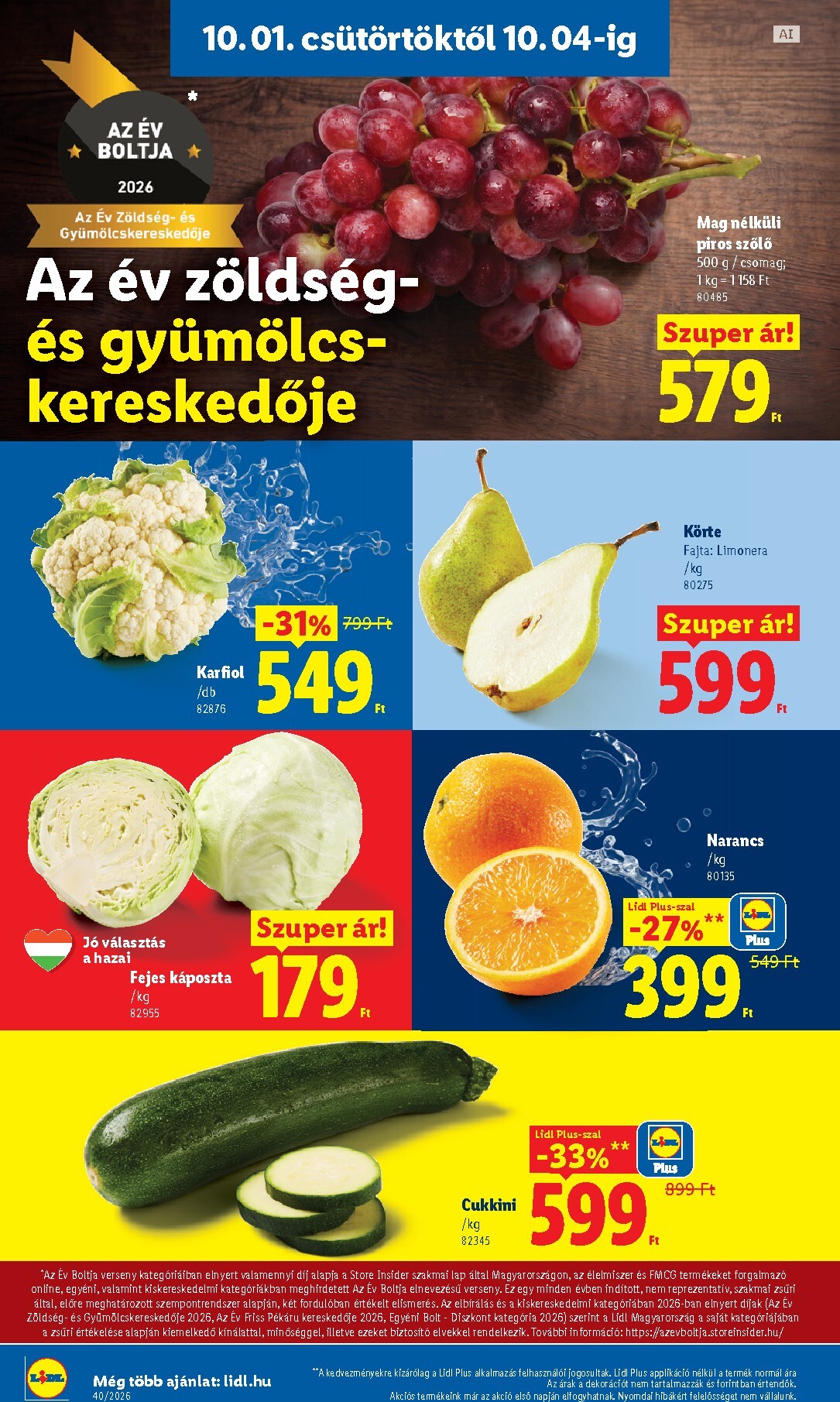 lidl - Lidl hirdetmény a következő hétre csütörtöktől 2026.10.01.-tól szerdától 2026.10.07.-ig - page: 6