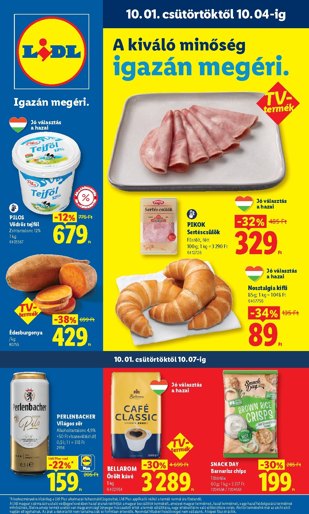 lidl - Lidl hirdetmény a következő hétre csütörtöktől 2026.10.01.-tól szerdától 2026.10.07.-ig