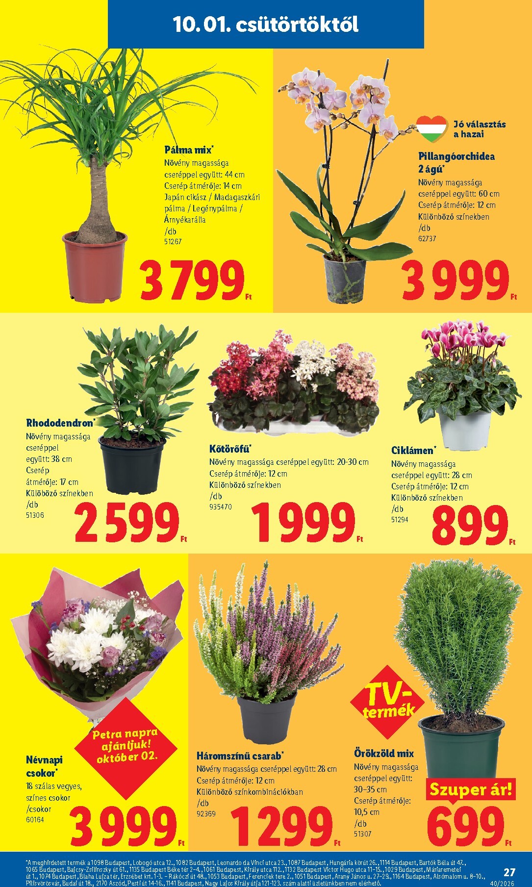 lidl - Lidl hirdetmény a következő hétre csütörtöktől 2026.10.01.-tól szerdától 2026.10.07.-ig - page: 27