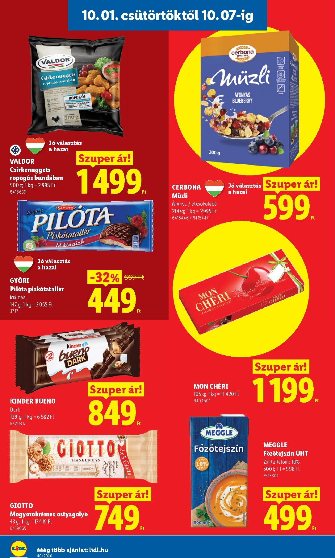 lidl - Lidl hirdetmény a következő hétre csütörtöktől 2026.10.01.-tól szerdától 2026.10.07.-ig - page: 18