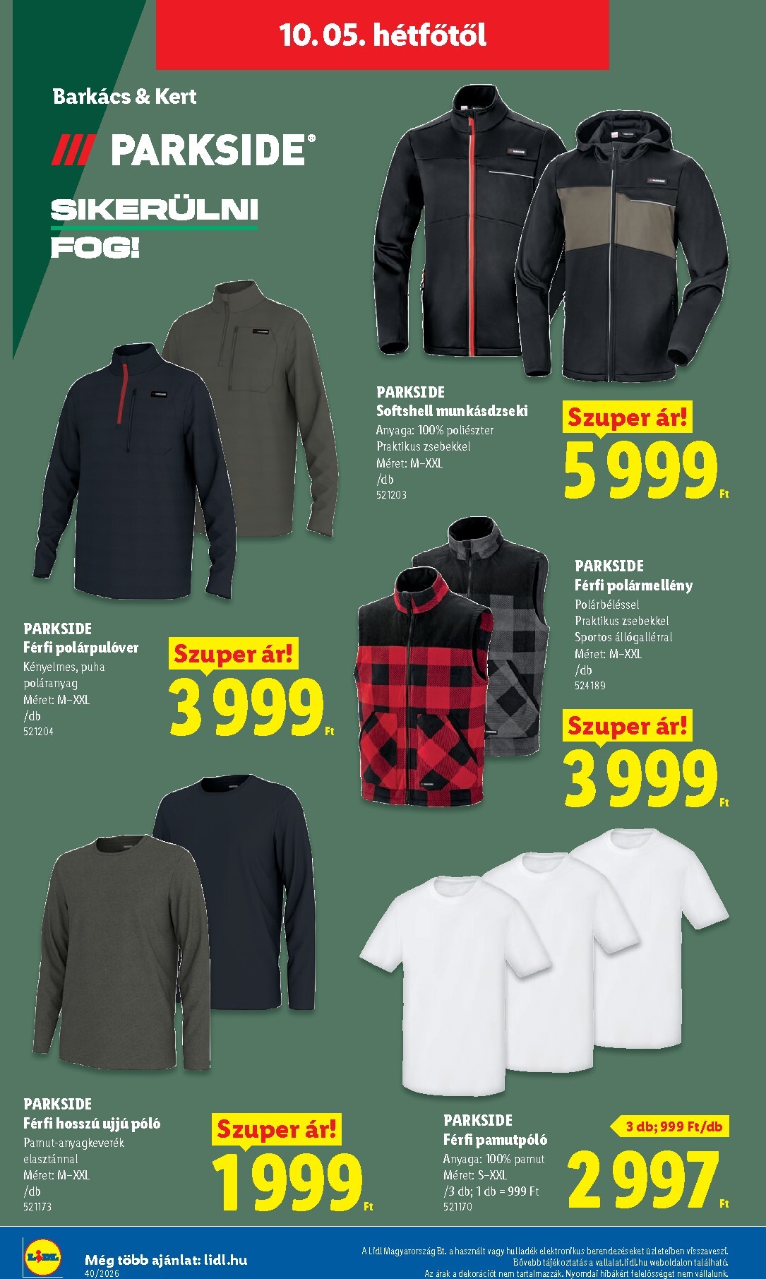 lidl - Lidl hirdetmény a következő hétre csütörtöktől 2026.10.01.-tól szerdától 2026.10.07.-ig - page: 60