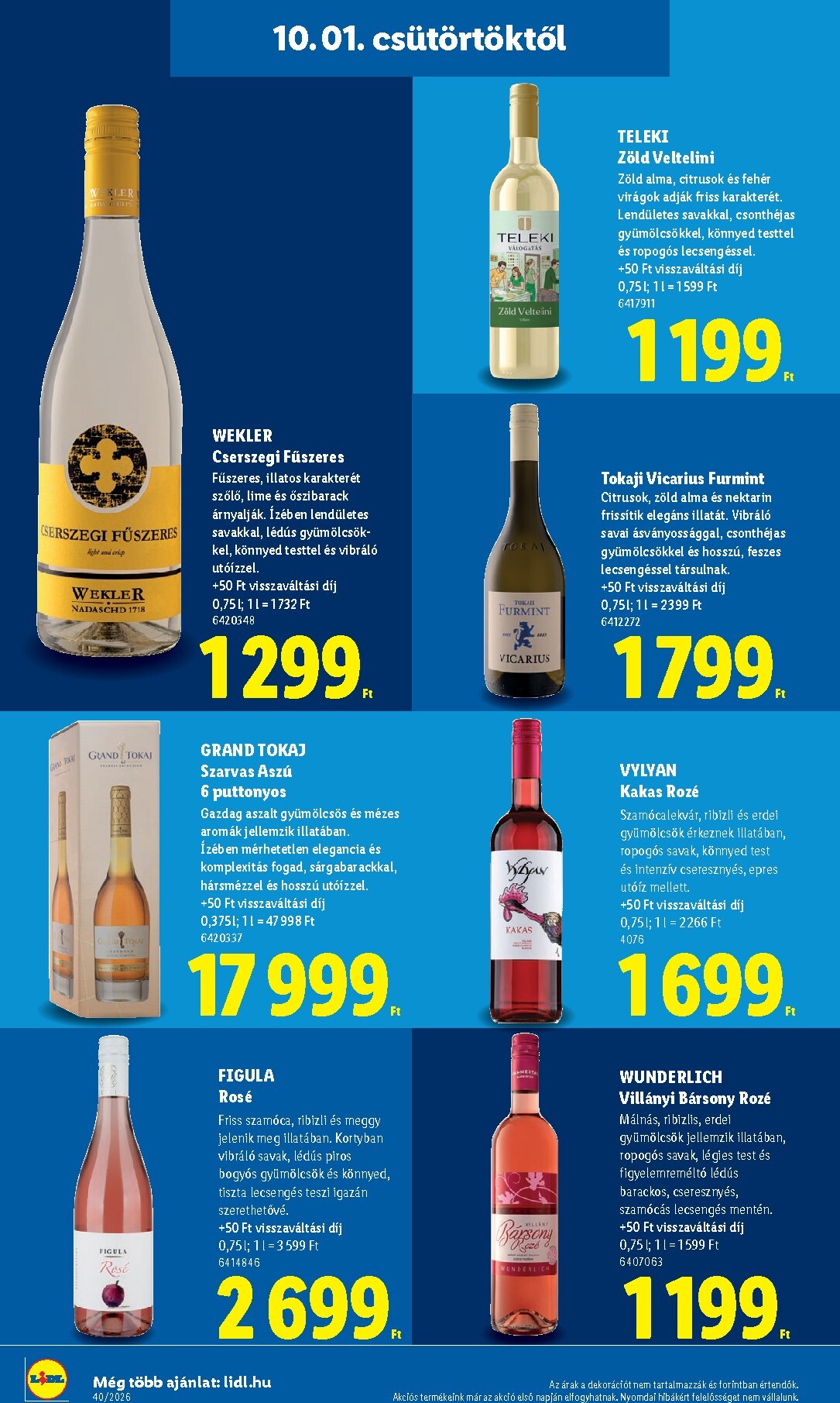 lidl - Lidl hirdetmény a következő hétre csütörtöktől 2026.10.01.-tól szerdától 2026.10.07.-ig - page: 30