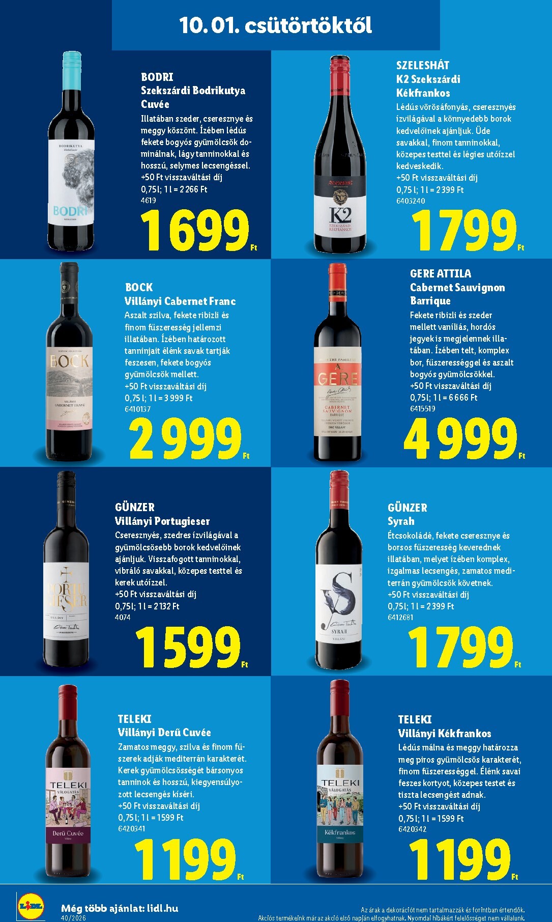 lidl - Lidl hirdetmény a következő hétre csütörtöktől 2026.10.01.-tól szerdától 2026.10.07.-ig - page: 32
