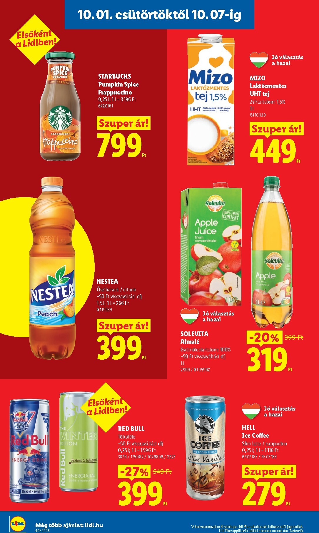 lidl - Lidl hirdetmény a következő hétre csütörtöktől 2026.10.01.-tól szerdától 2026.10.07.-ig - page: 16
