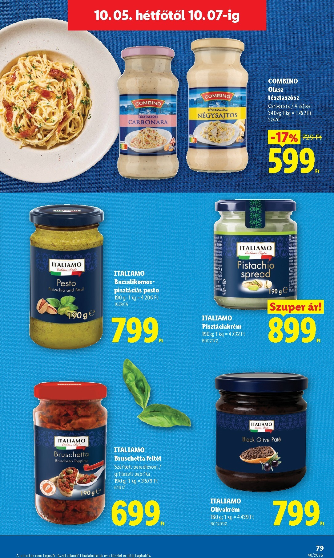 lidl - Lidl hirdetmény a következő hétre csütörtöktől 2026.10.01.-tól szerdától 2026.10.07.-ig - page: 79