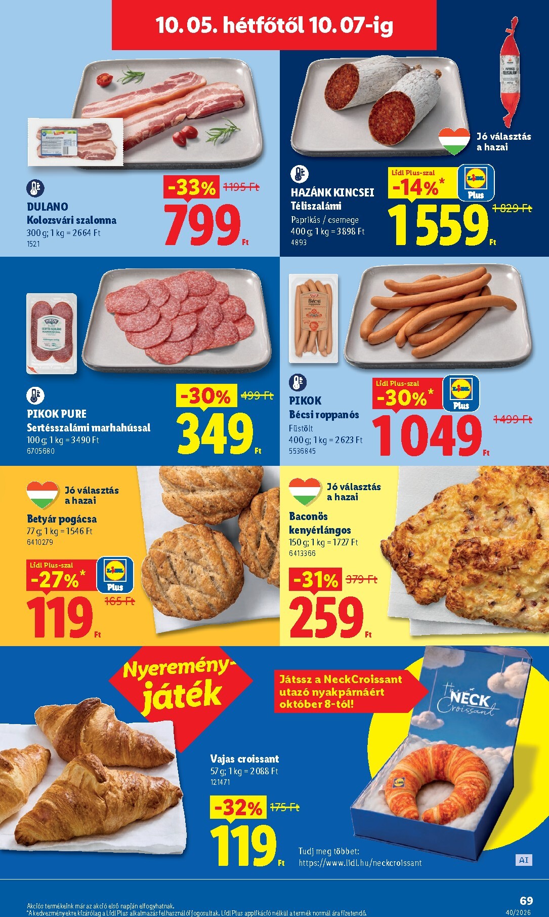 lidl - Lidl hirdetmény a következő hétre csütörtöktől 2026.10.01.-tól szerdától 2026.10.07.-ig - page: 69