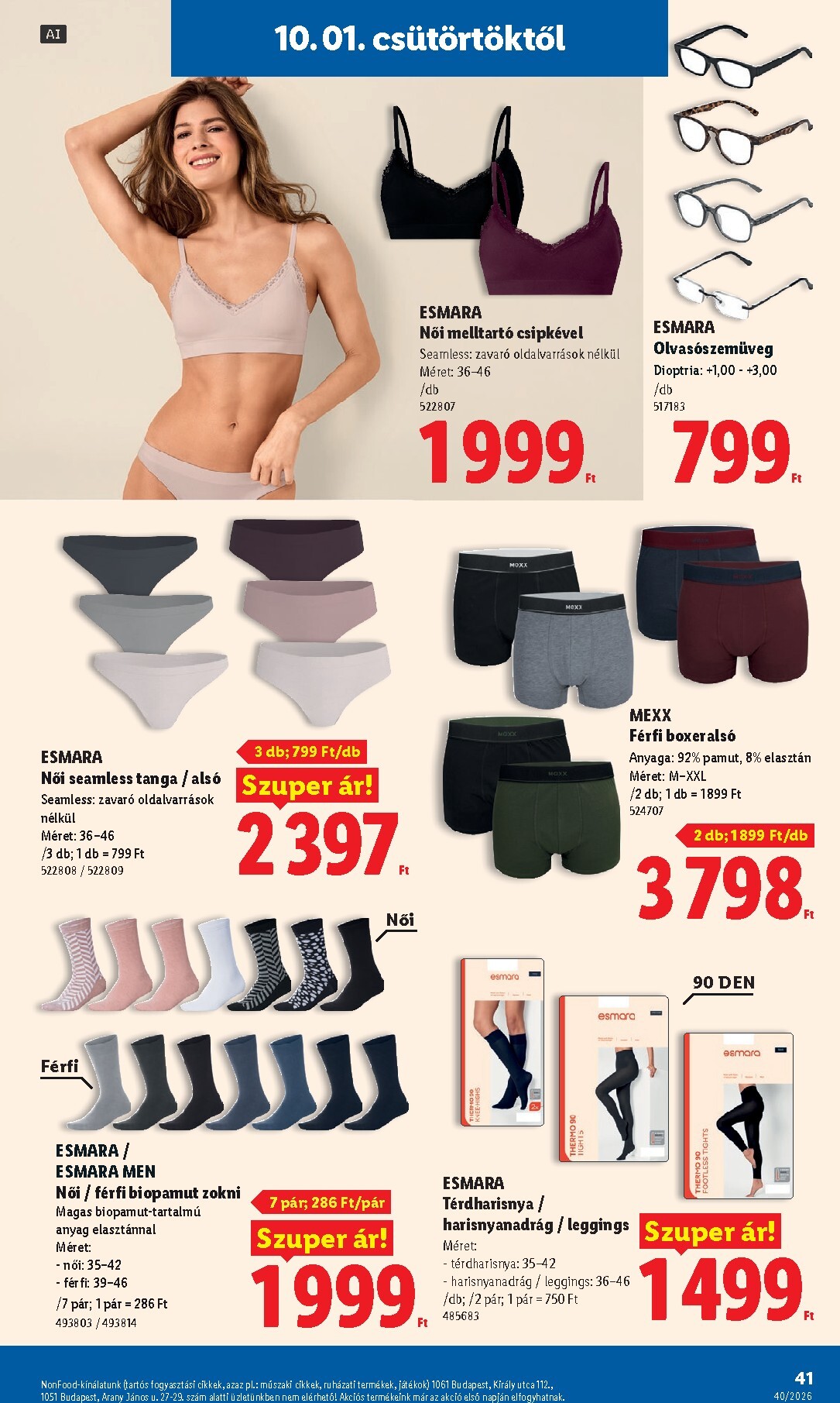 lidl - Lidl hirdetmény a következő hétre csütörtöktől 2026.10.01.-tól szerdától 2026.10.07.-ig - page: 41