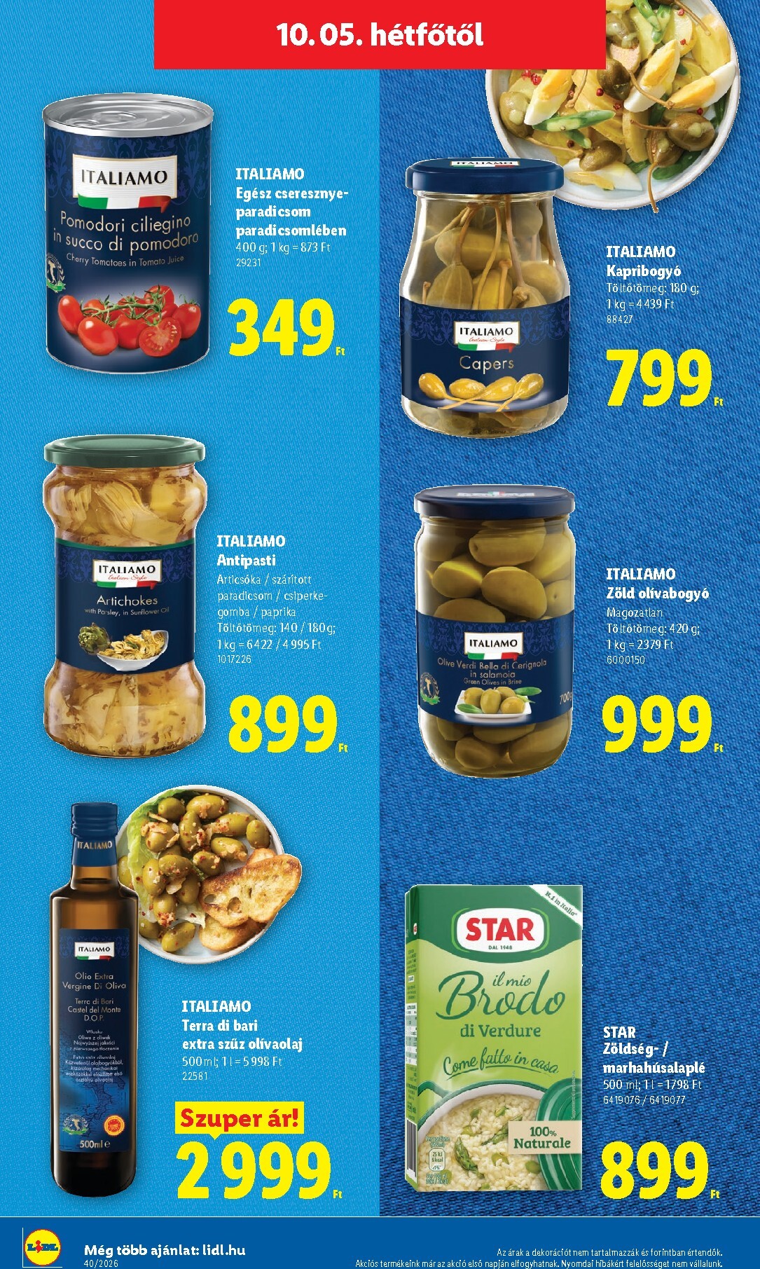 lidl - Lidl hirdetmény a következő hétre csütörtöktől 2026.10.01.-tól szerdától 2026.10.07.-ig - page: 80
