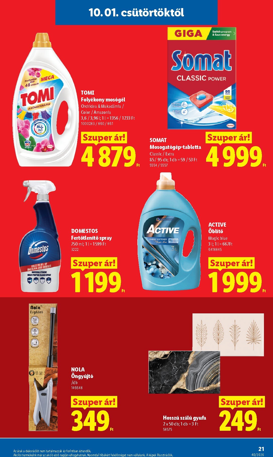 lidl - Lidl hirdetmény a következő hétre csütörtöktől 2026.10.01.-tól szerdától 2026.10.07.-ig - page: 21