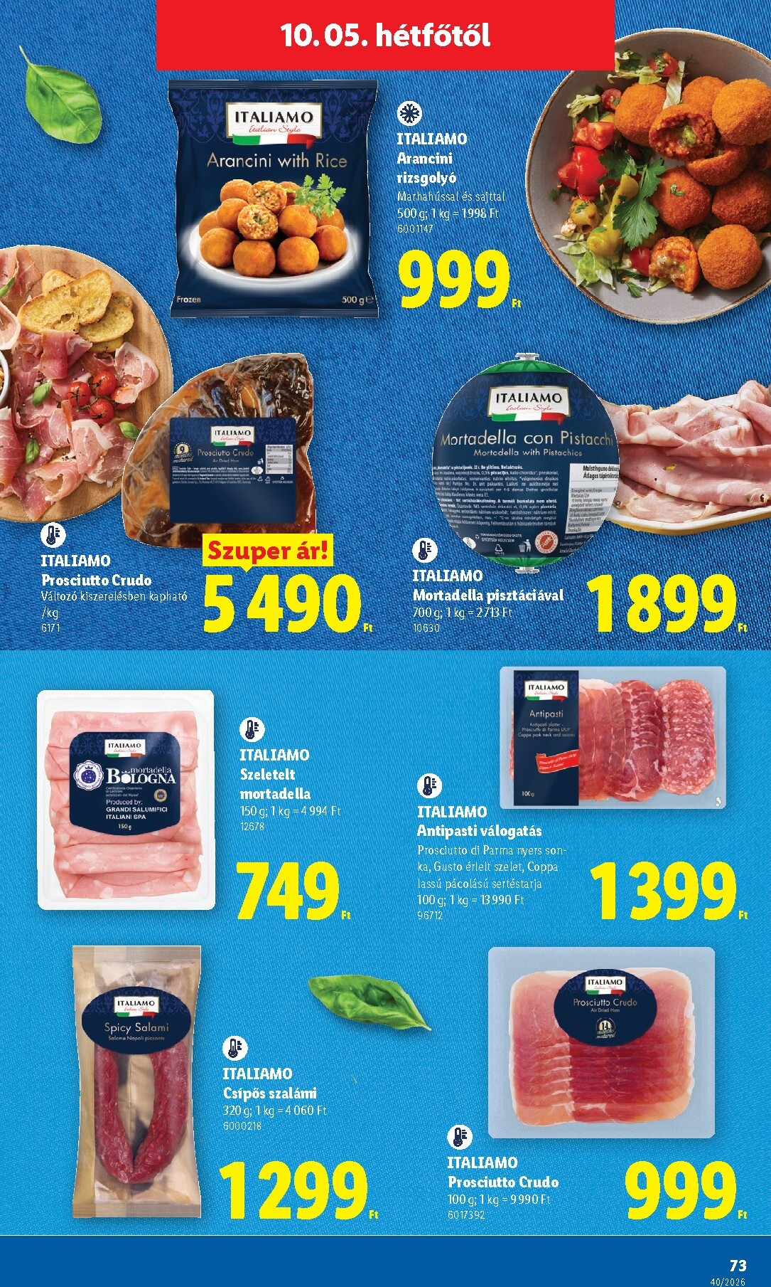 lidl - Lidl hirdetmény a következő hétre csütörtöktől 2026.10.01.-tól szerdától 2026.10.07.-ig - page: 73