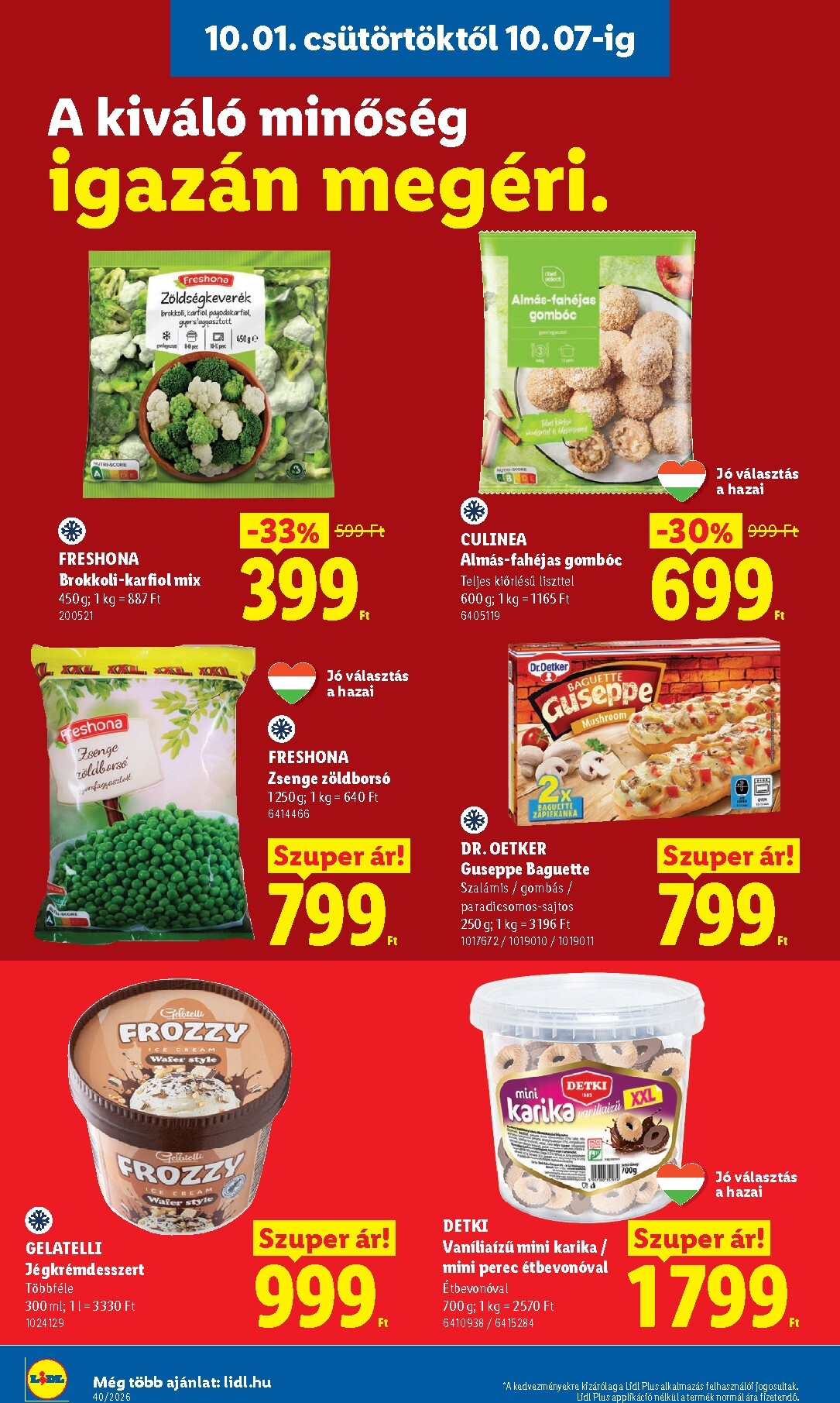 lidl - Lidl hirdetmény a következő hétre csütörtöktől 2026.10.01.-tól szerdától 2026.10.07.-ig - page: 12