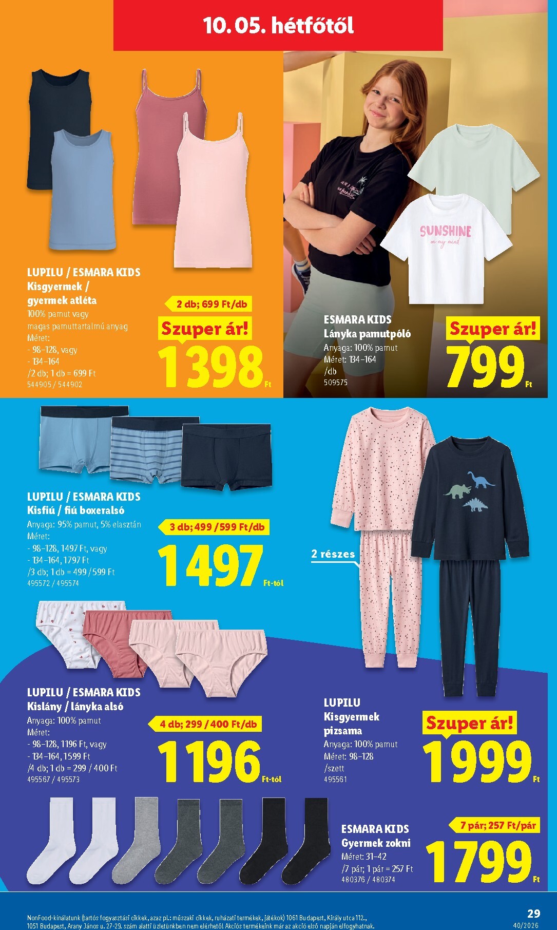 lidl - Lidl - Nonfood kínálatunk hirdetmény a következő hétre csütörtöktől 2026.10.01.-tól szerdától 2026.10.07.-ig - page: 29