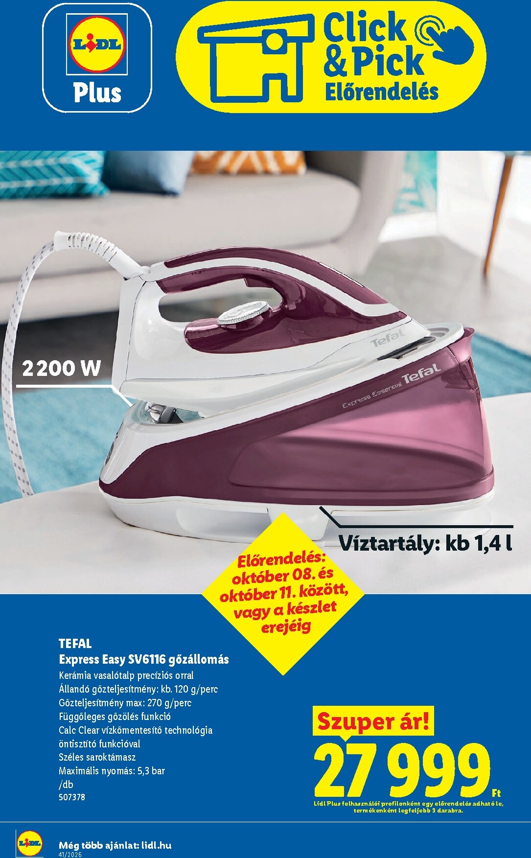 lidl - Lidl - Nonfood hirdetmény a következő hétre csütörtöktől 2026.10.08.-tól szerdától 2026.10.14.-ig - page: 16
