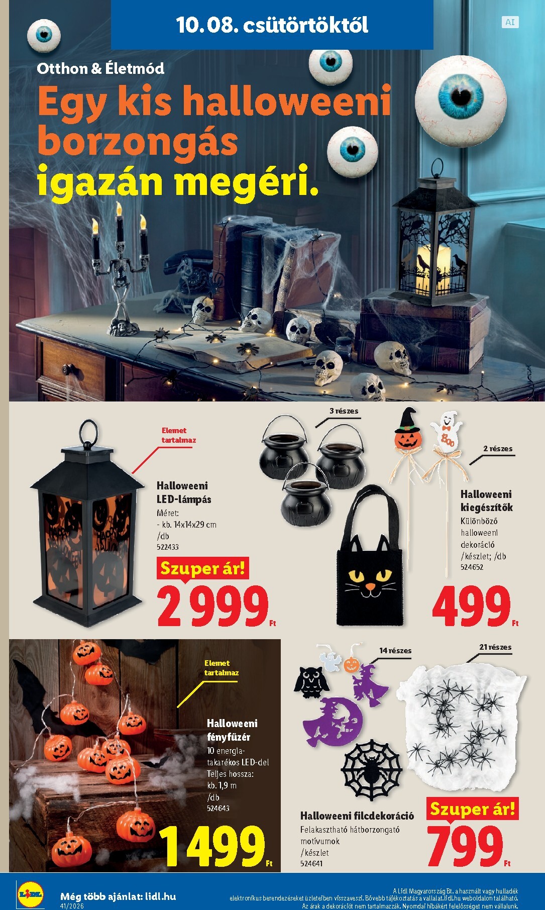 lidl - Lidl - Nonfood hirdetmény a következő hétre csütörtöktől 2026.10.08.-tól szerdától 2026.10.14.-ig - page: 2