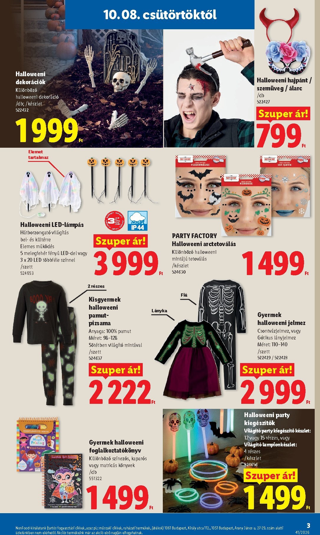 lidl - Lidl - Nonfood hirdetmény a következő hétre csütörtöktől 2026.10.08.-tól szerdától 2026.10.14.-ig - page: 3