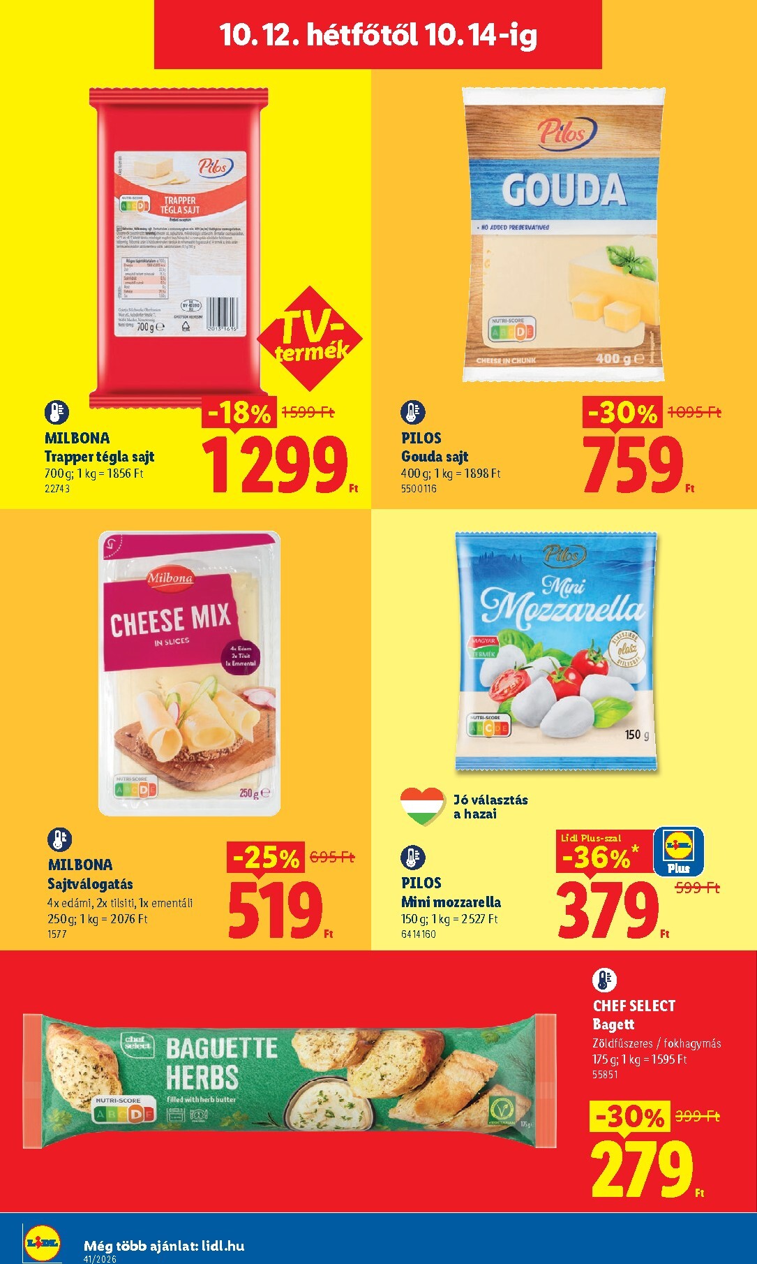 lidl - Lidl hirdetmény a következő hétre csütörtöktől 2026.10.08.-tól szerdától 2026.10.14.-ig - page: 68