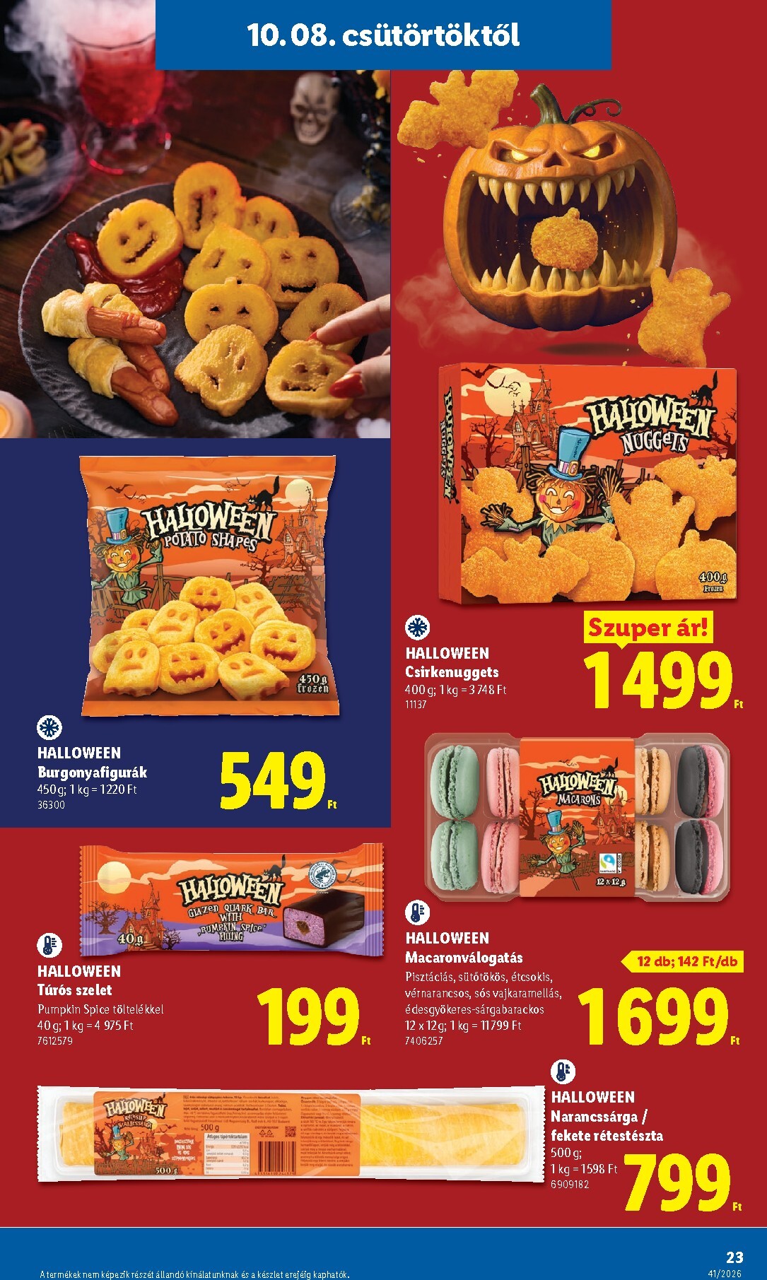 lidl - Lidl hirdetmény a következő hétre csütörtöktől 2026.10.08.-tól szerdától 2026.10.14.-ig - page: 23