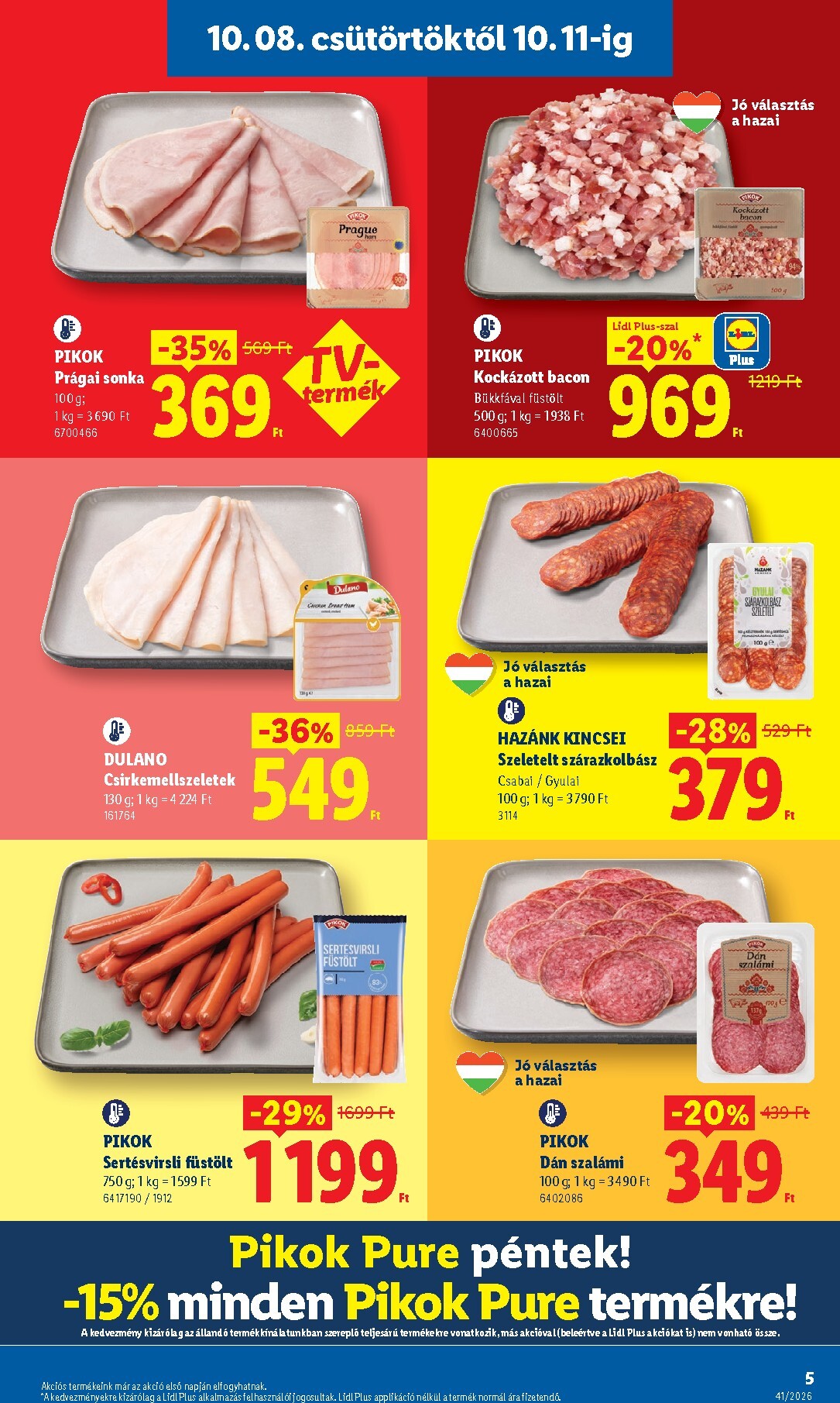 lidl - Lidl hirdetmény a következő hétre csütörtöktől 2026.10.08.-tól szerdától 2026.10.14.-ig - page: 5