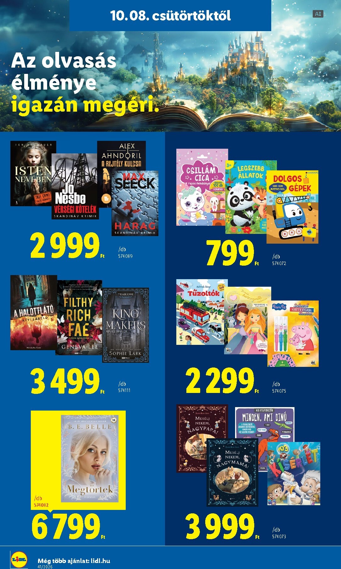 lidl - Lidl hirdetmény a következő hétre csütörtöktől 2026.10.08.-tól szerdától 2026.10.14.-ig - page: 48