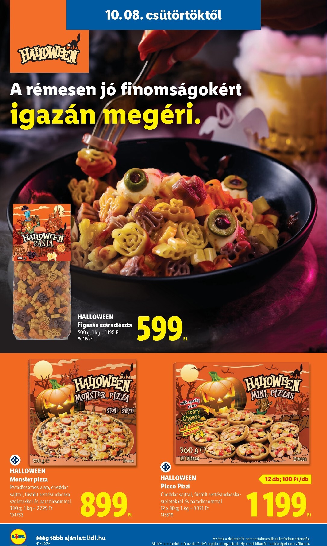 lidl - Lidl hirdetmény a következő hétre csütörtöktől 2026.10.08.-tól szerdától 2026.10.14.-ig - page: 22
