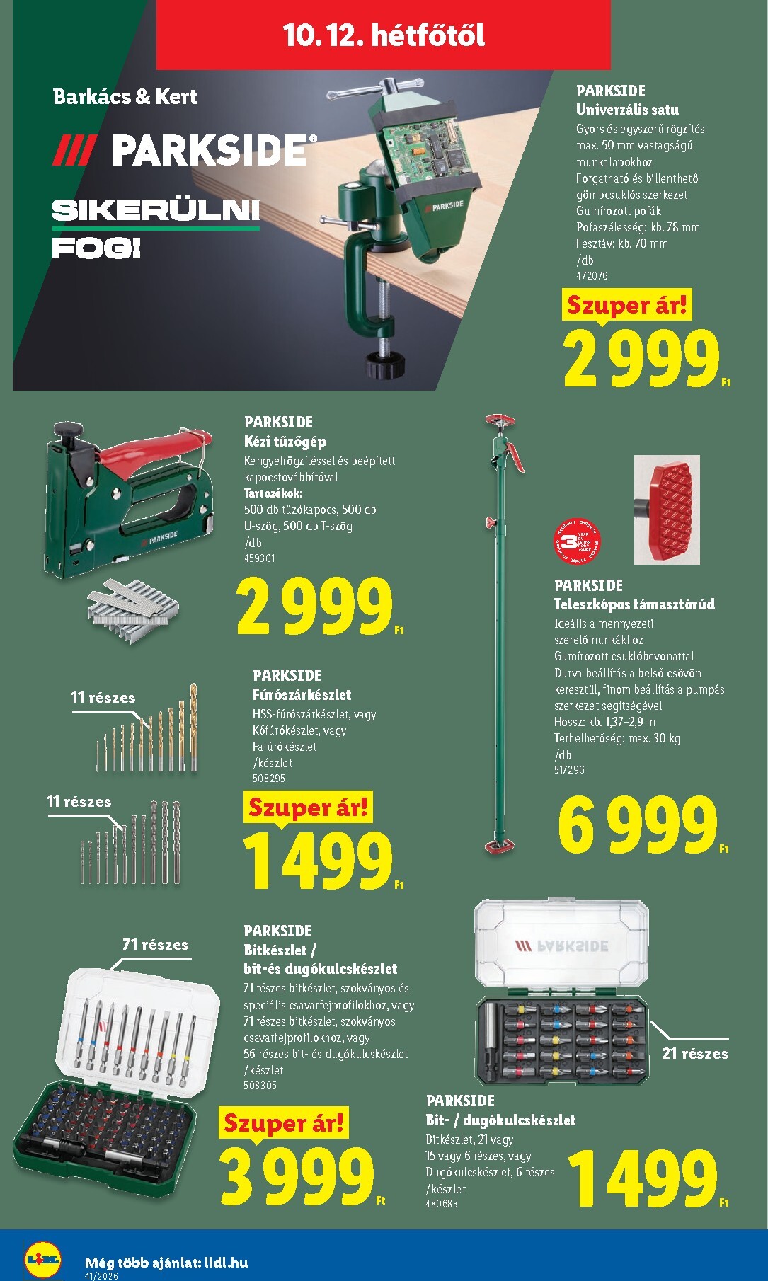 lidl - Lidl hirdetmény a következő hétre csütörtöktől 2026.10.08.-tól szerdától 2026.10.14.-ig - page: 64